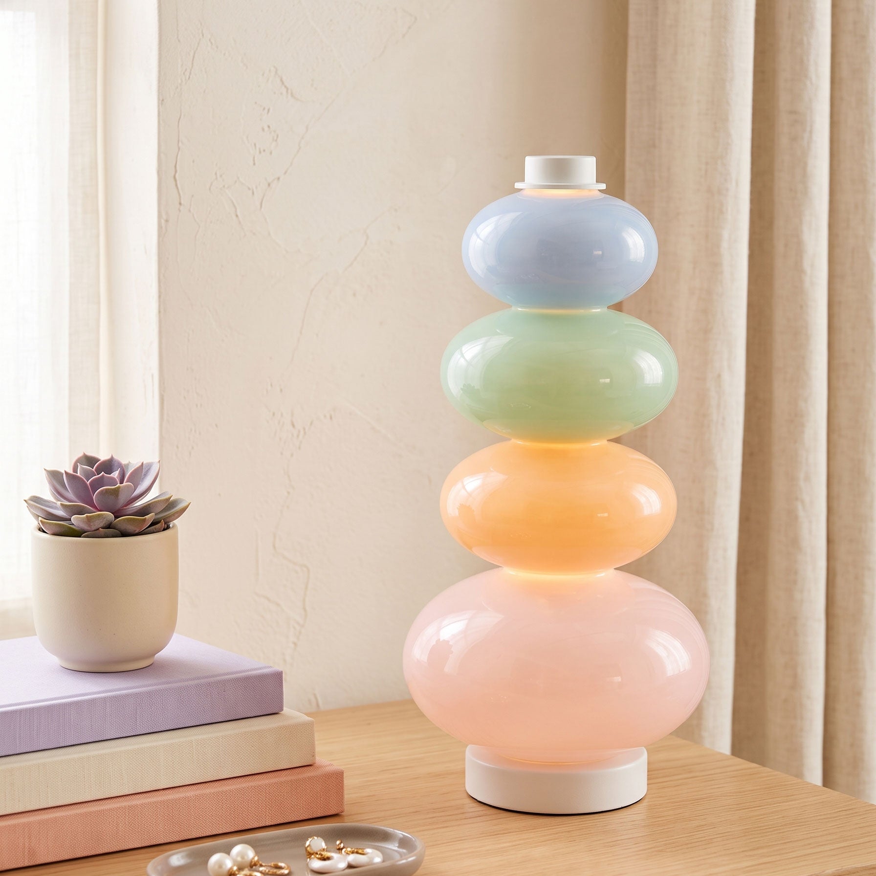 Lampe de table bonbons