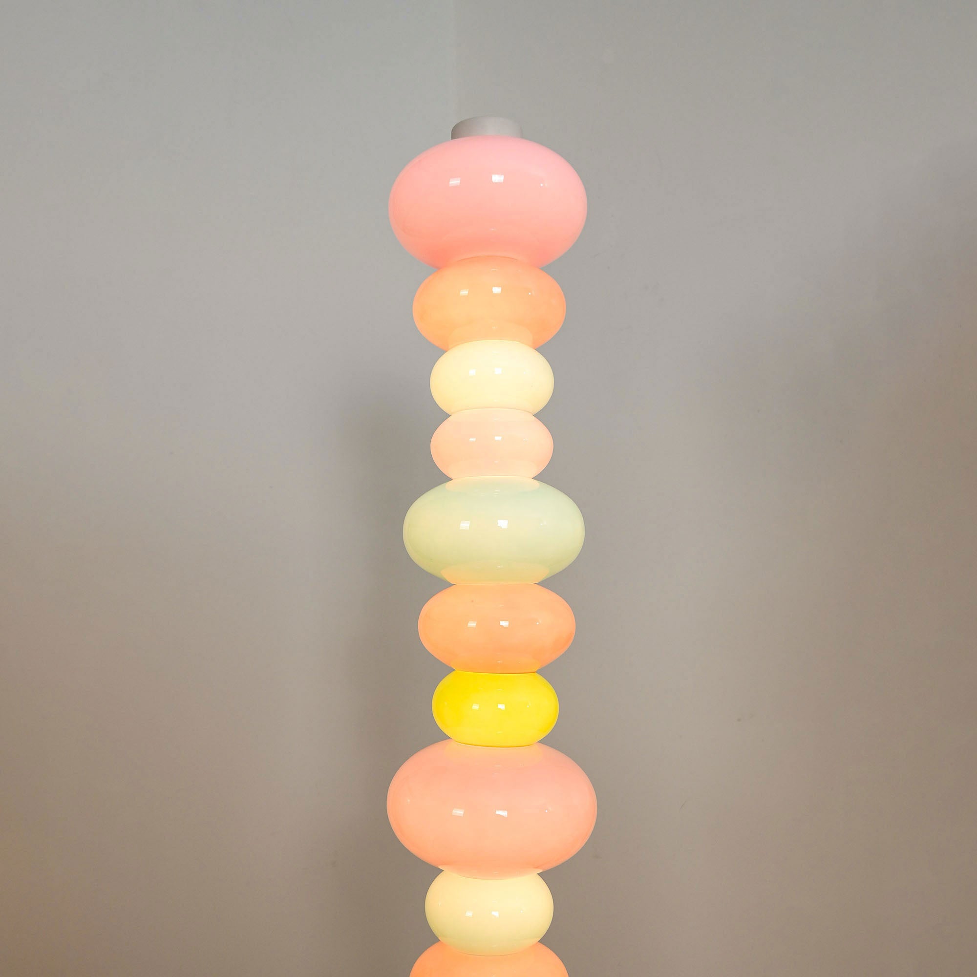 Briony Stacked Glass Floor Lamp