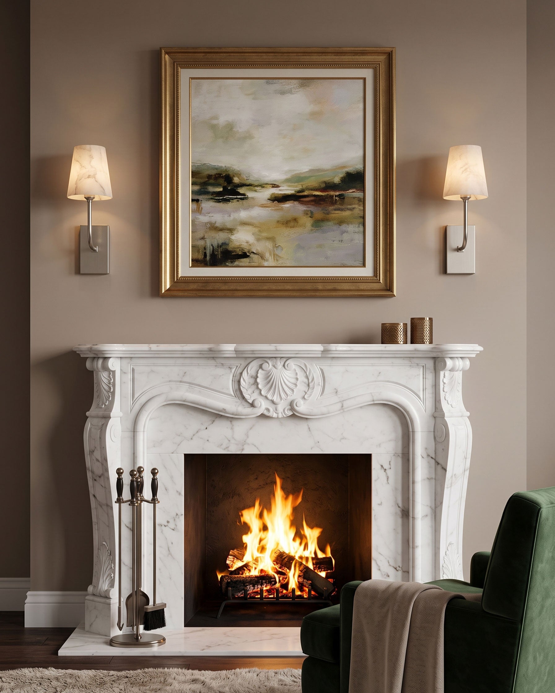 Bronson Alabaster Wall Sconce