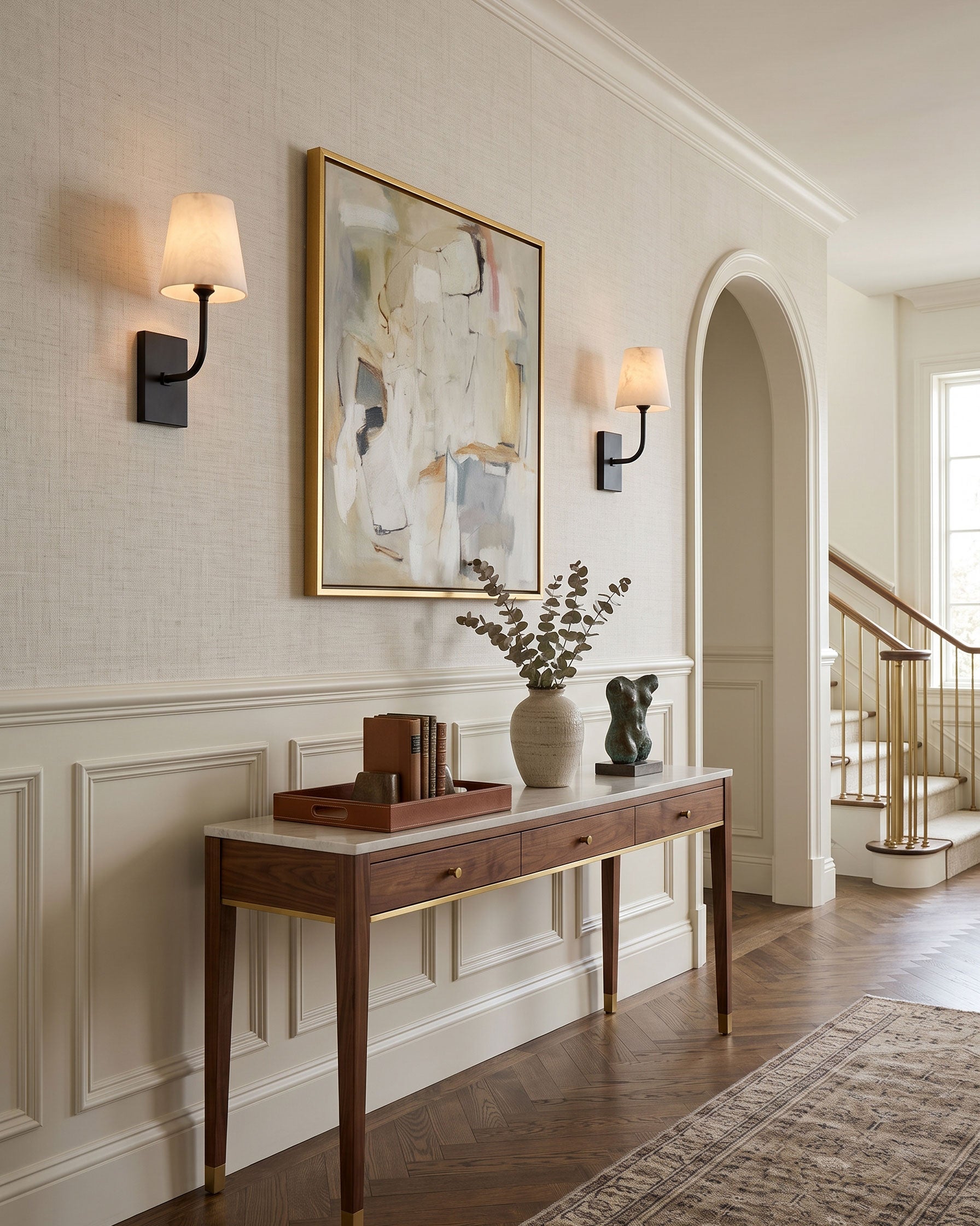 Bronson Alabaster Wall Sconce