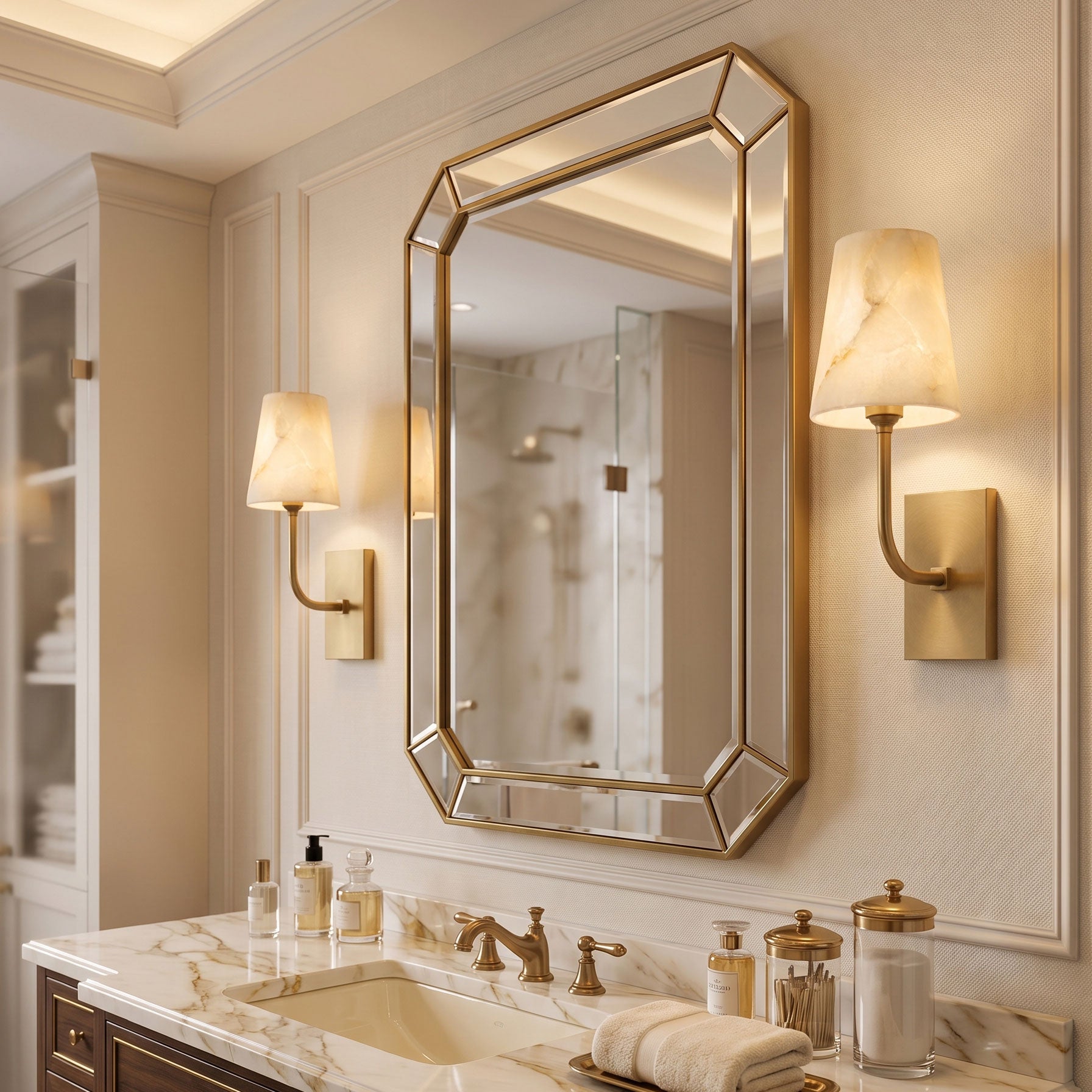 Bronson Alabaster Wall Sconce
