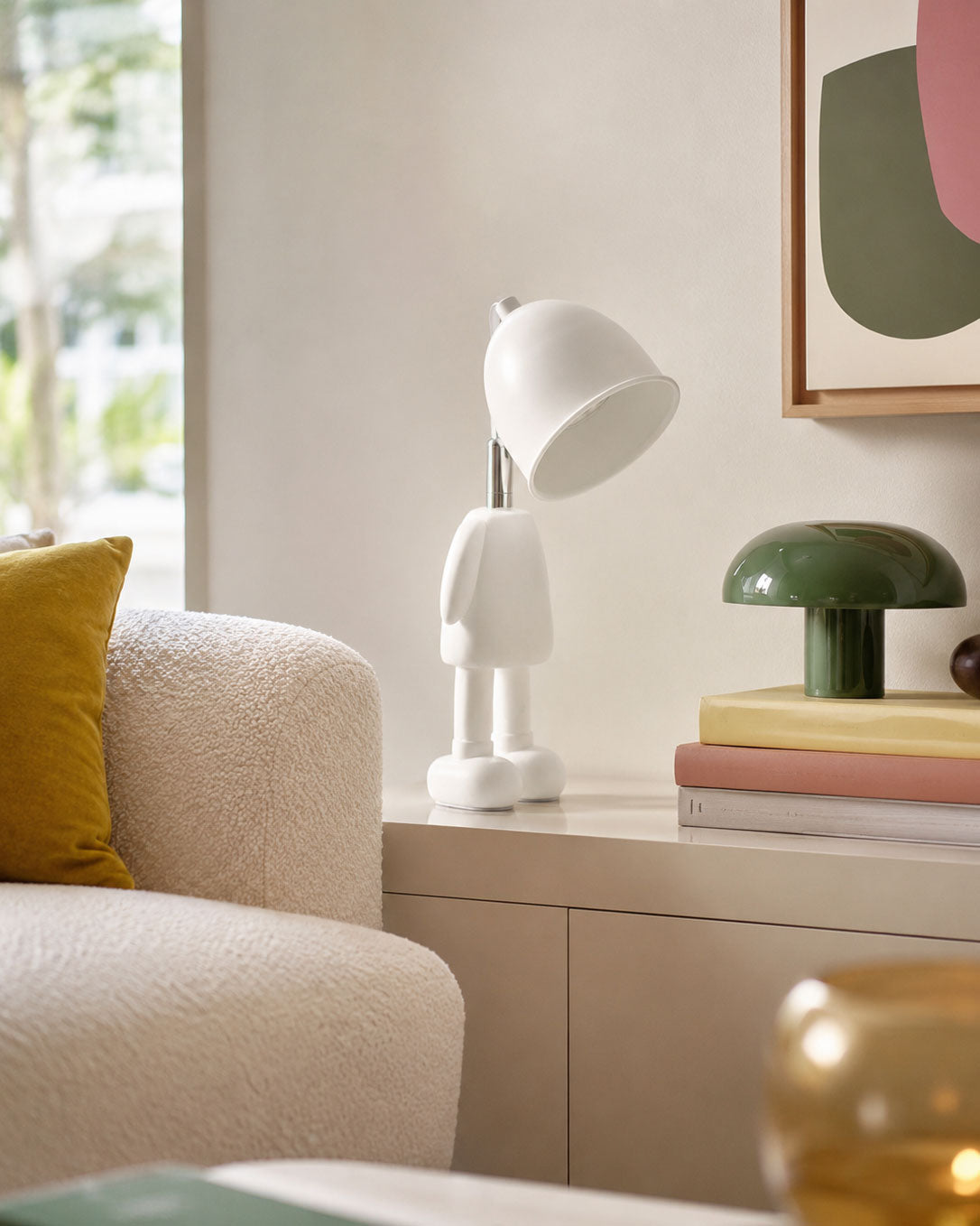 Burbank Whimsical Humanoid Table Lamp