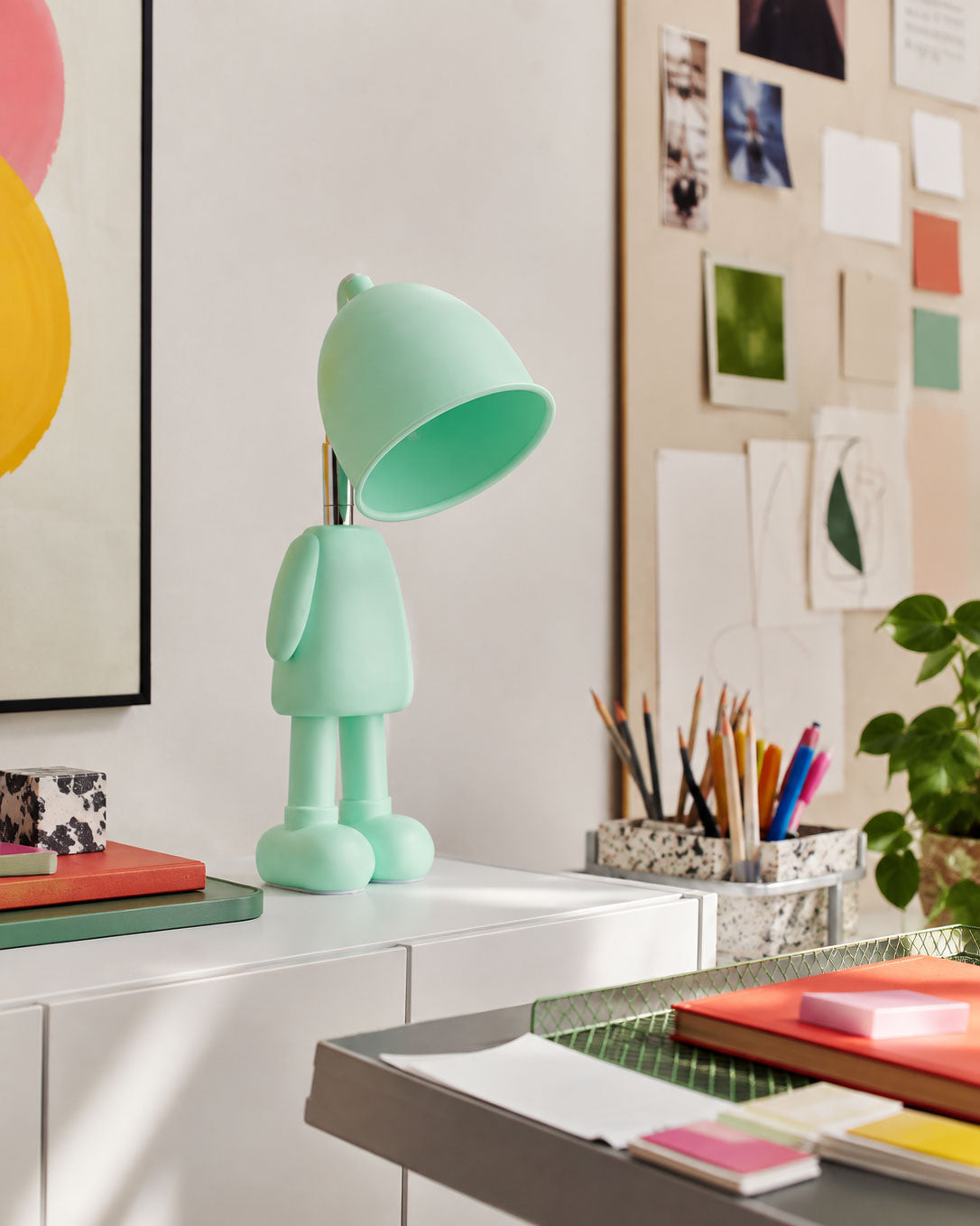 Burbank Whimsical Humanoid Table Lamp