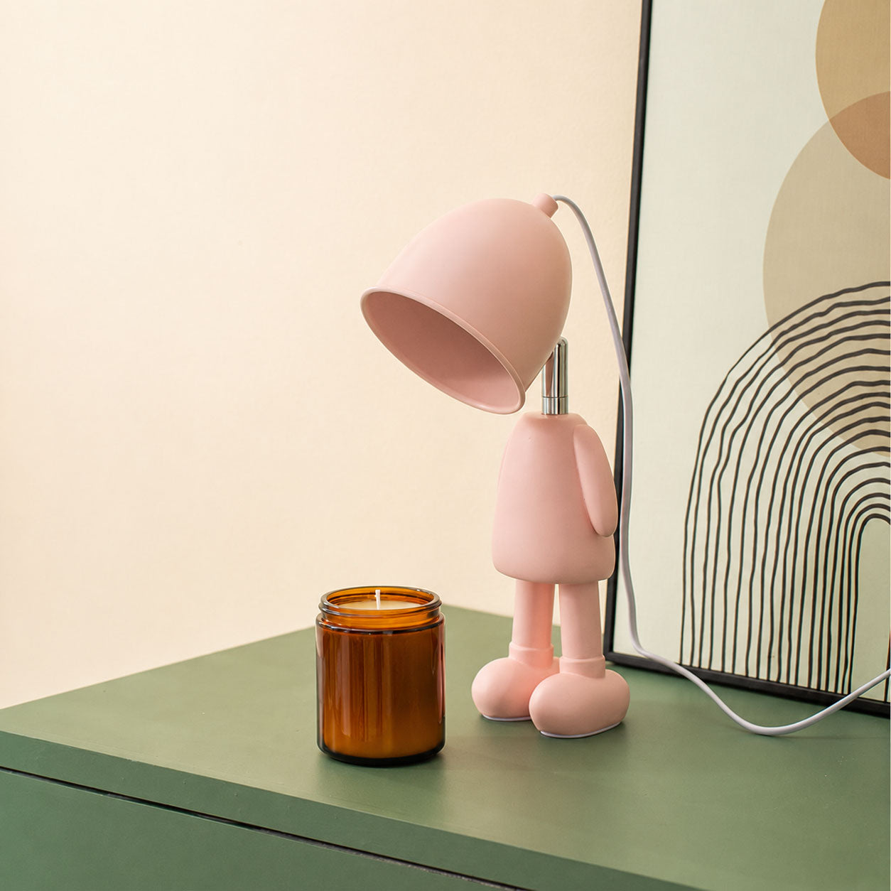 Burbank Whimsical Humanoid Table Lamp