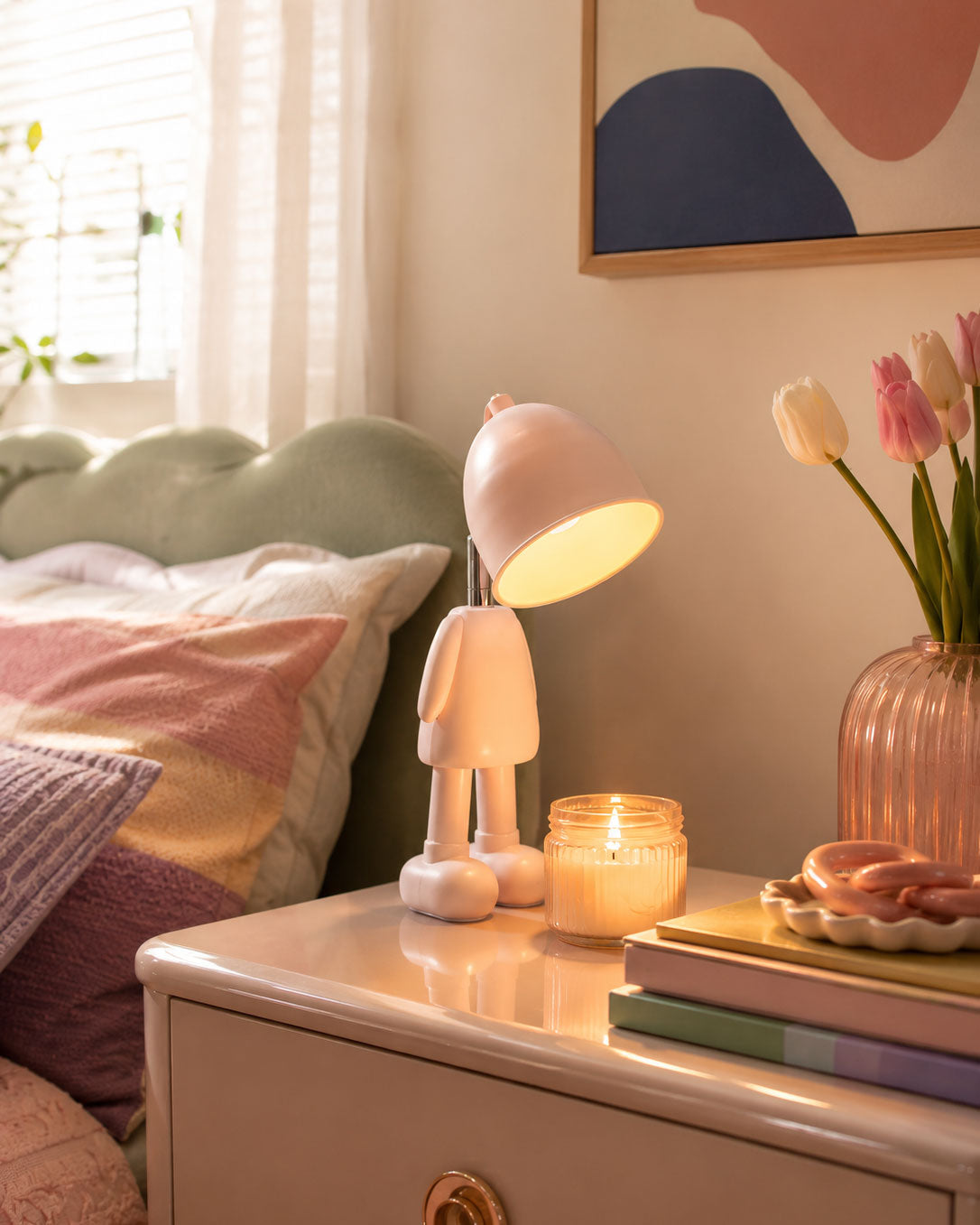 Burbank Whimsical Humanoid Table Lamp