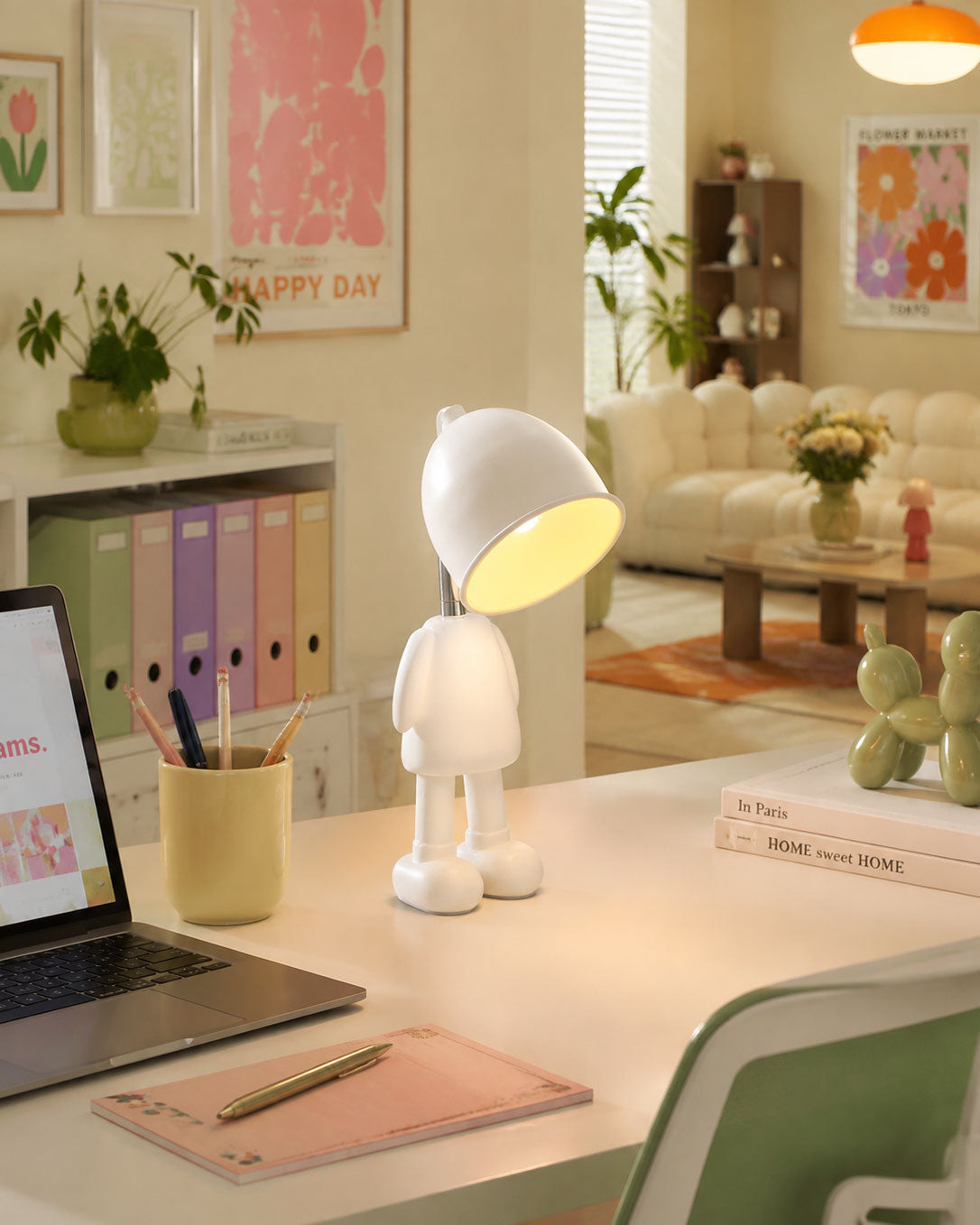 Burbank Whimsical Humanoid Table Lamp