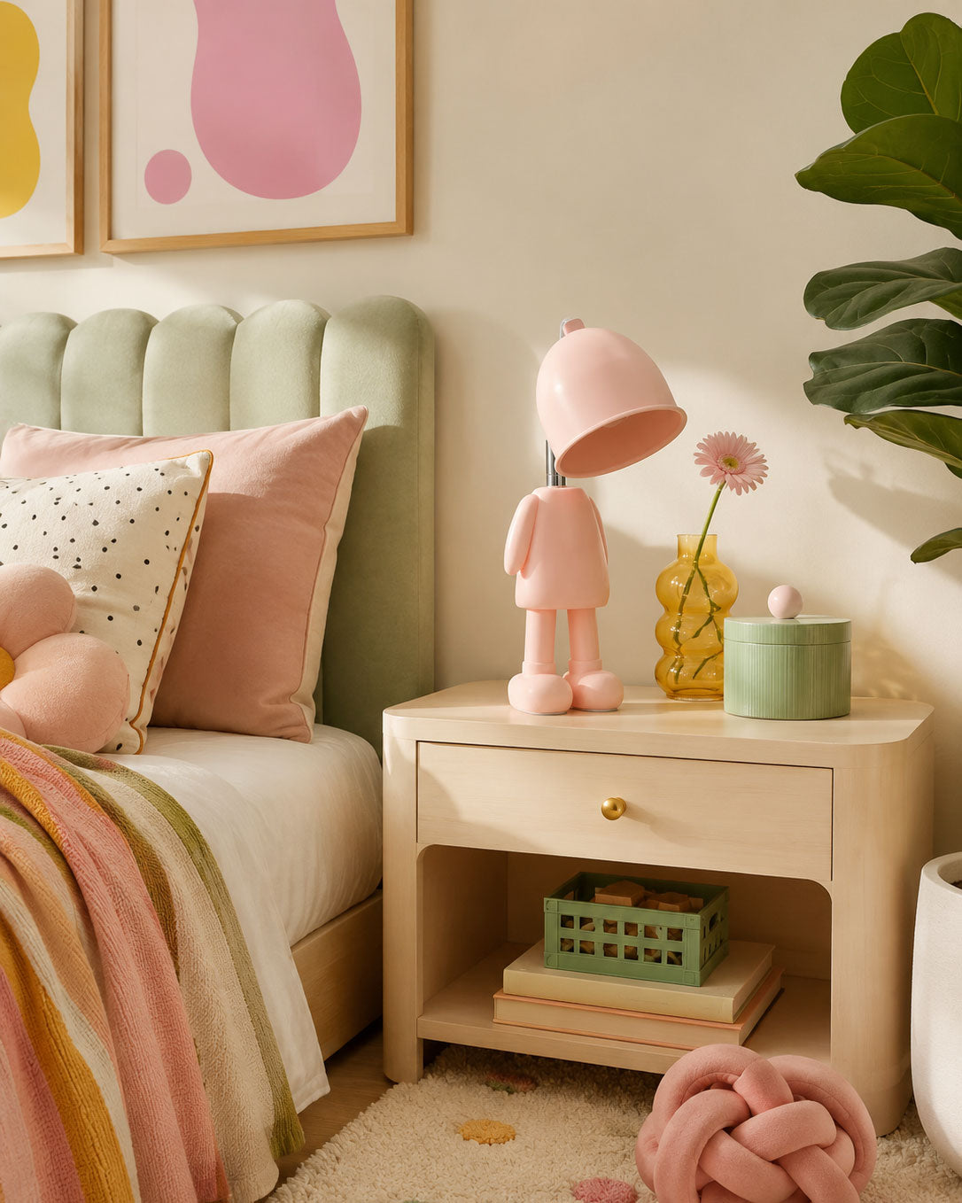 Burbank Whimsical Humanoid Table Lamp