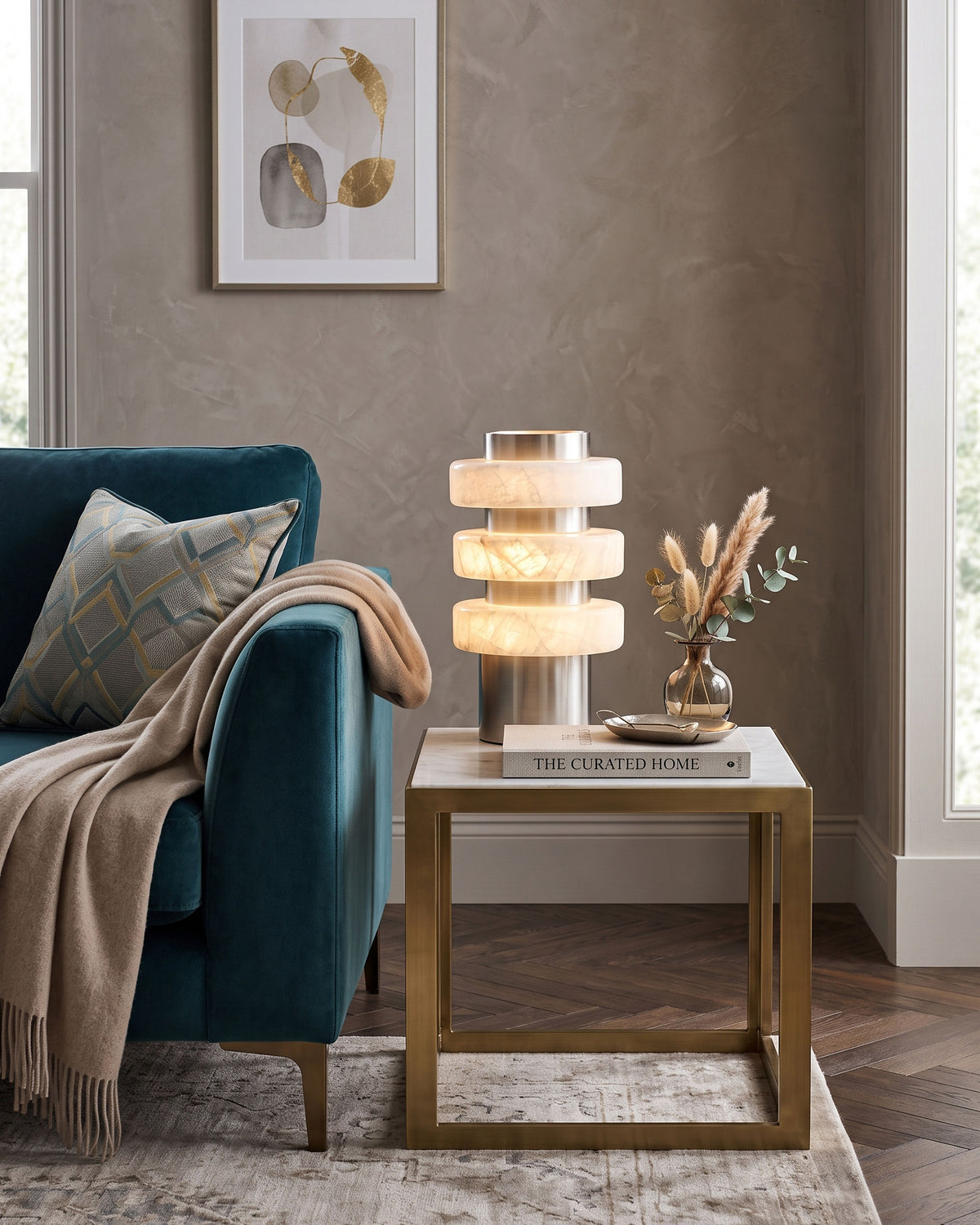 Butan Alabaster Table Lamp
