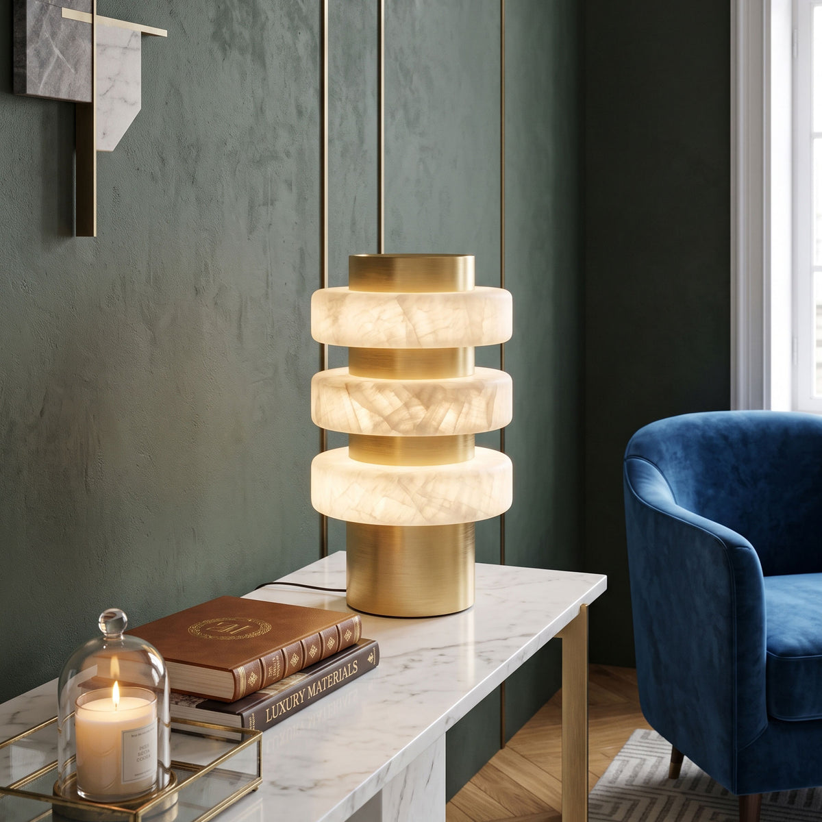 Butan Alabaster Table Lamp