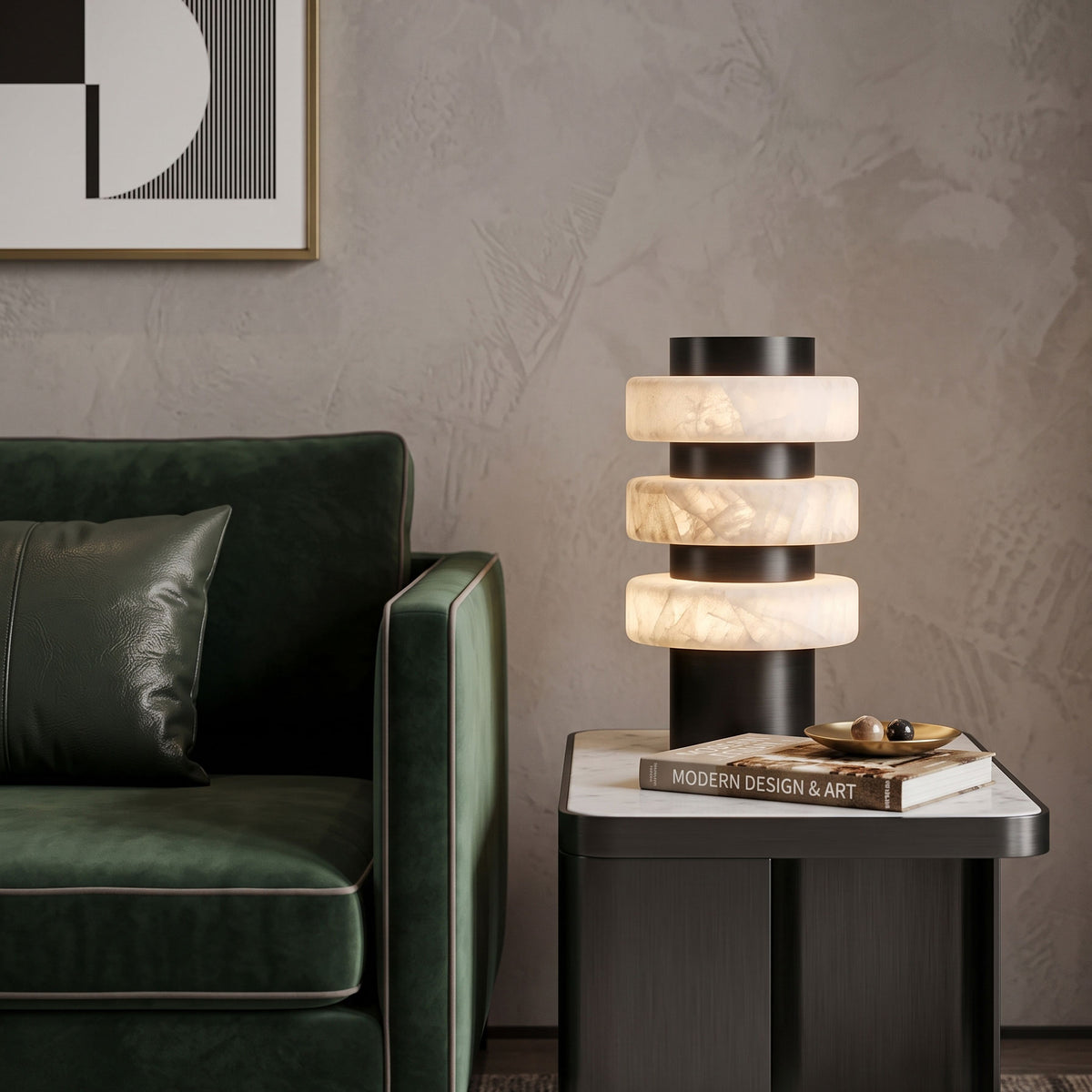 Butan Alabaster Table Lamp