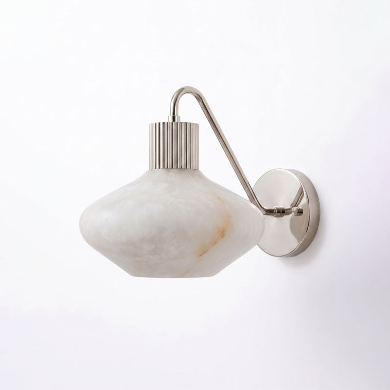 Callahan Reeded Alabaster Wall Sconce