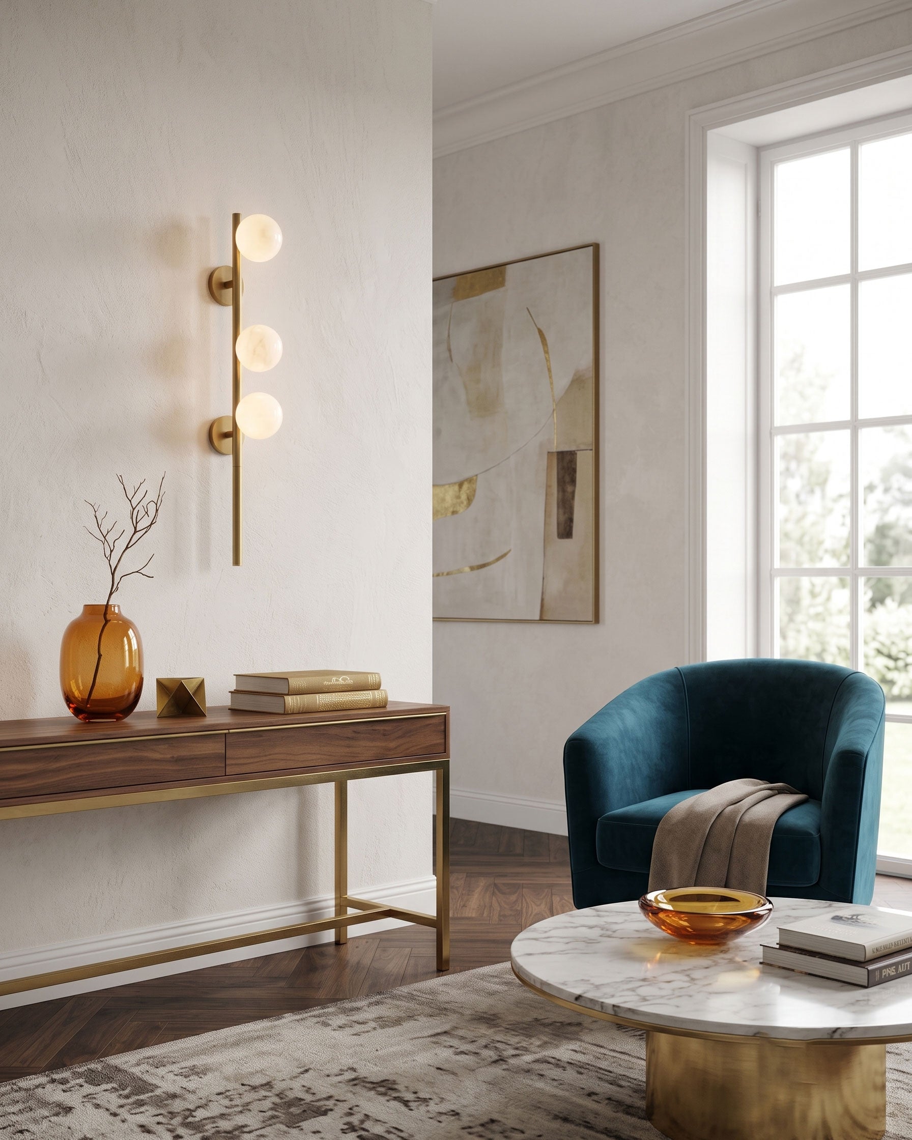Callan Alabaster Wall Sconce