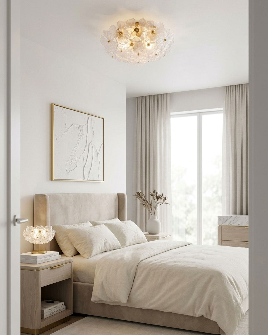 Callen Flower Semi-Flush Mount