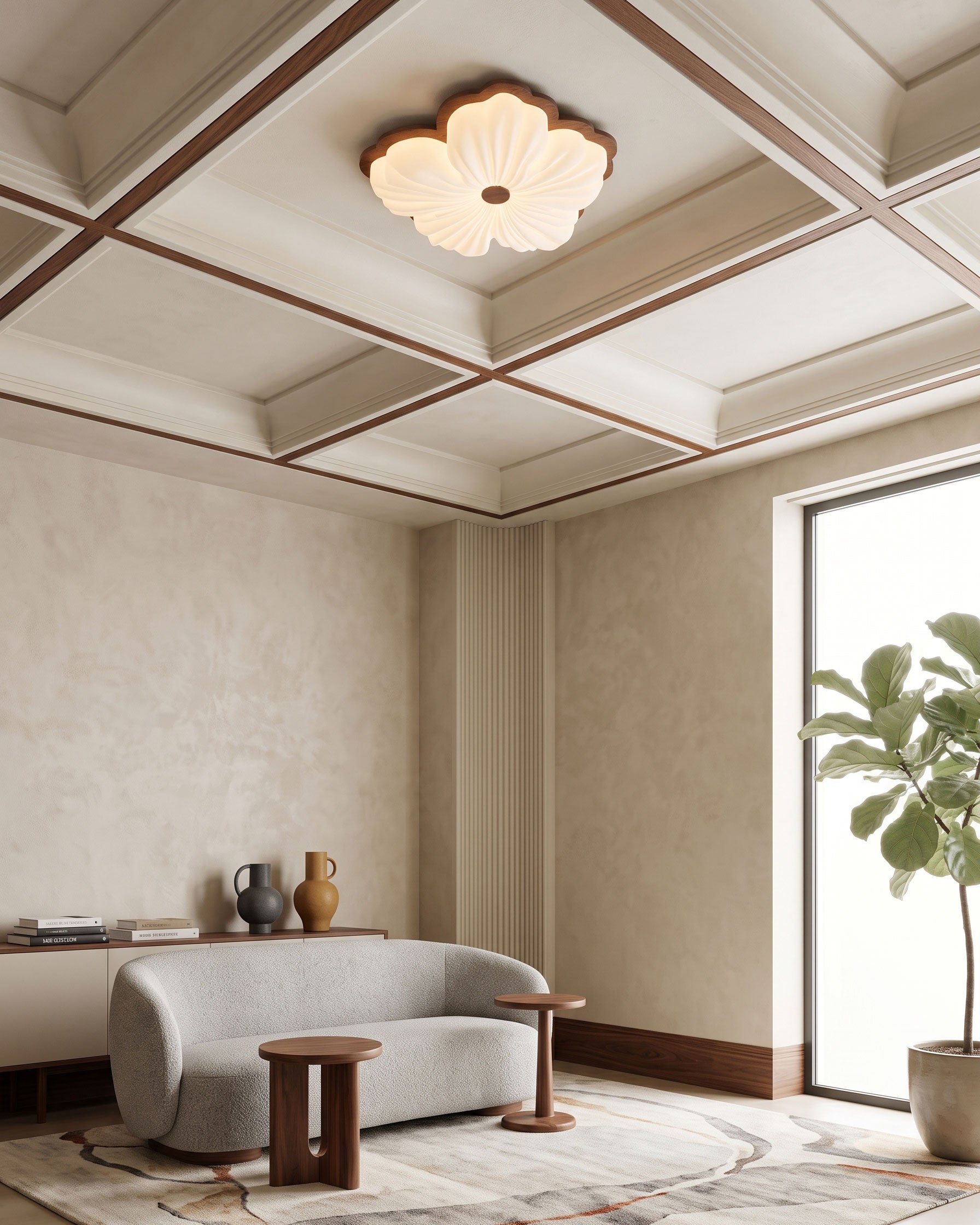 Calliope Flower Flush Mount