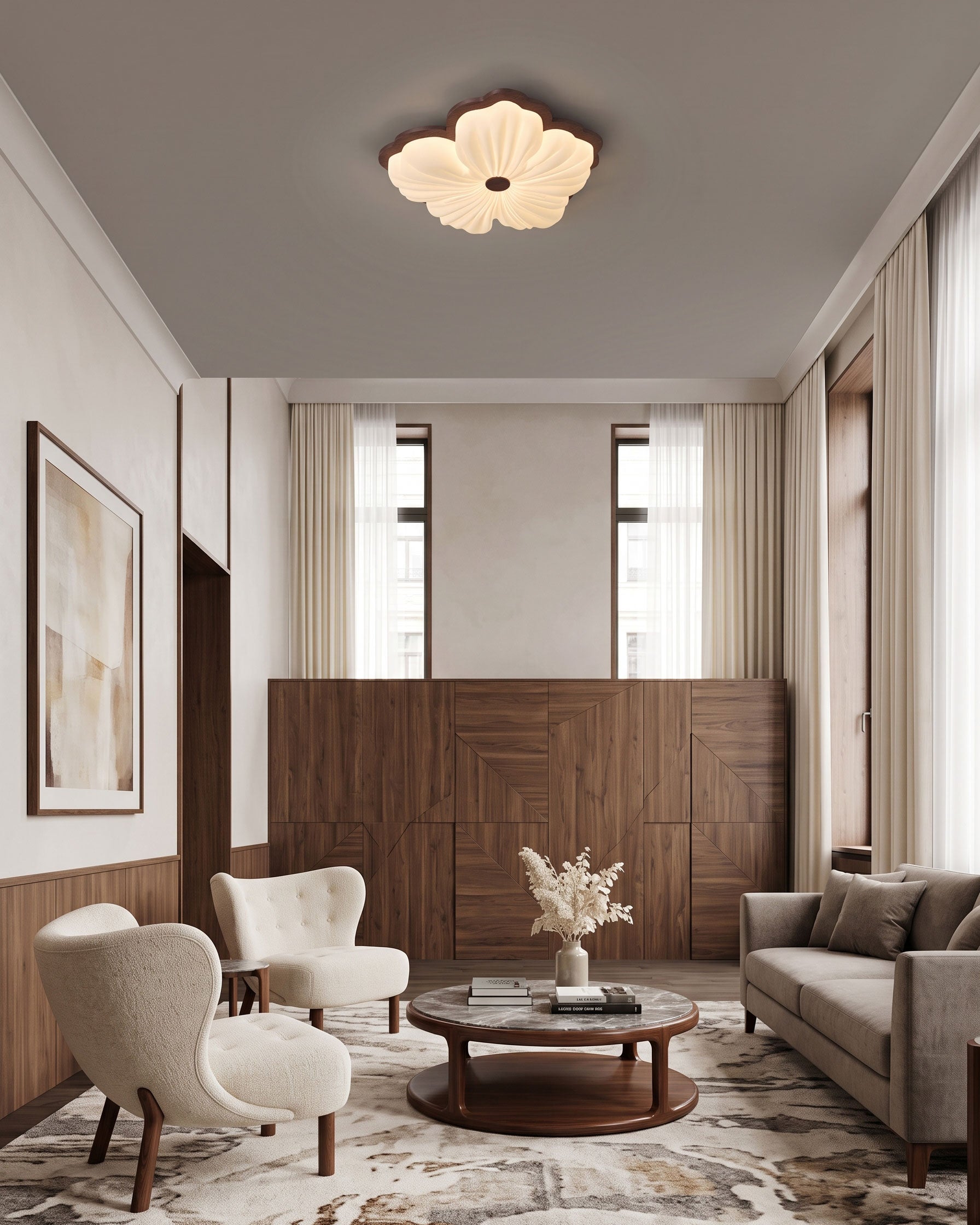 Calliope Flower Flush Mount