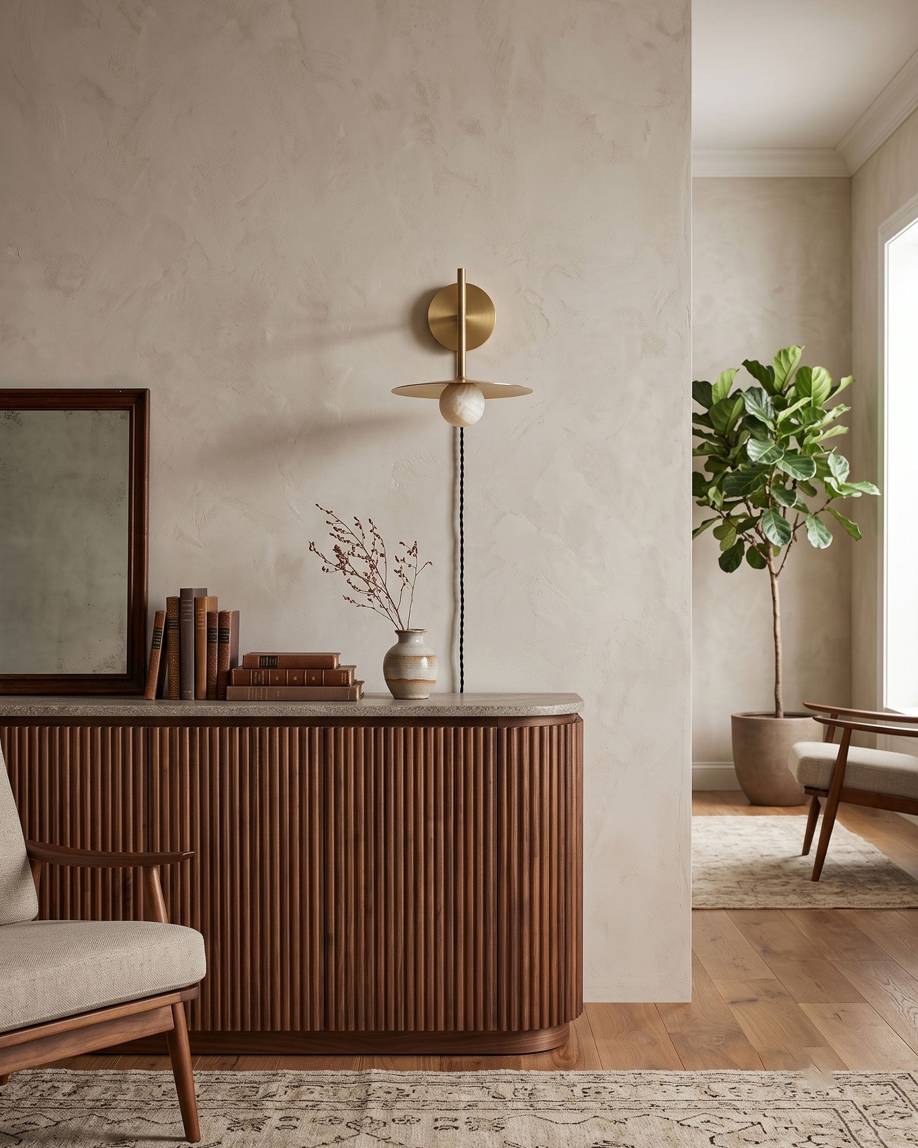Callista Plug-In Wall Sconce