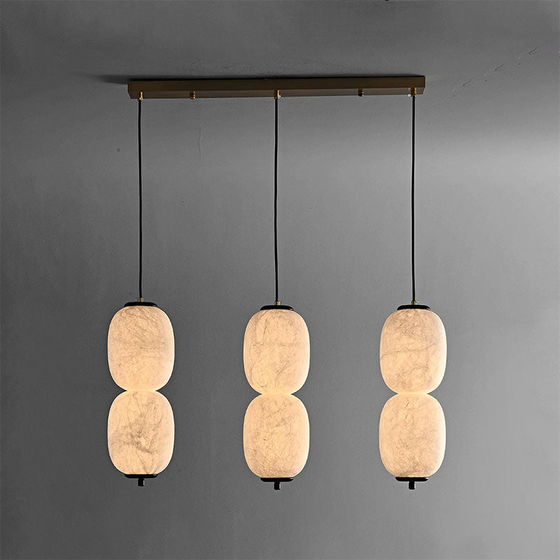 Calum Mulberry Silk Pendant Light – detail 16
