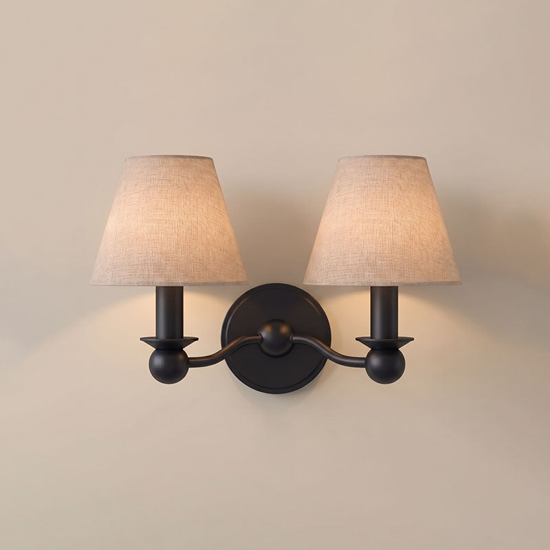Aplique de Pared de Tela Lino Casper