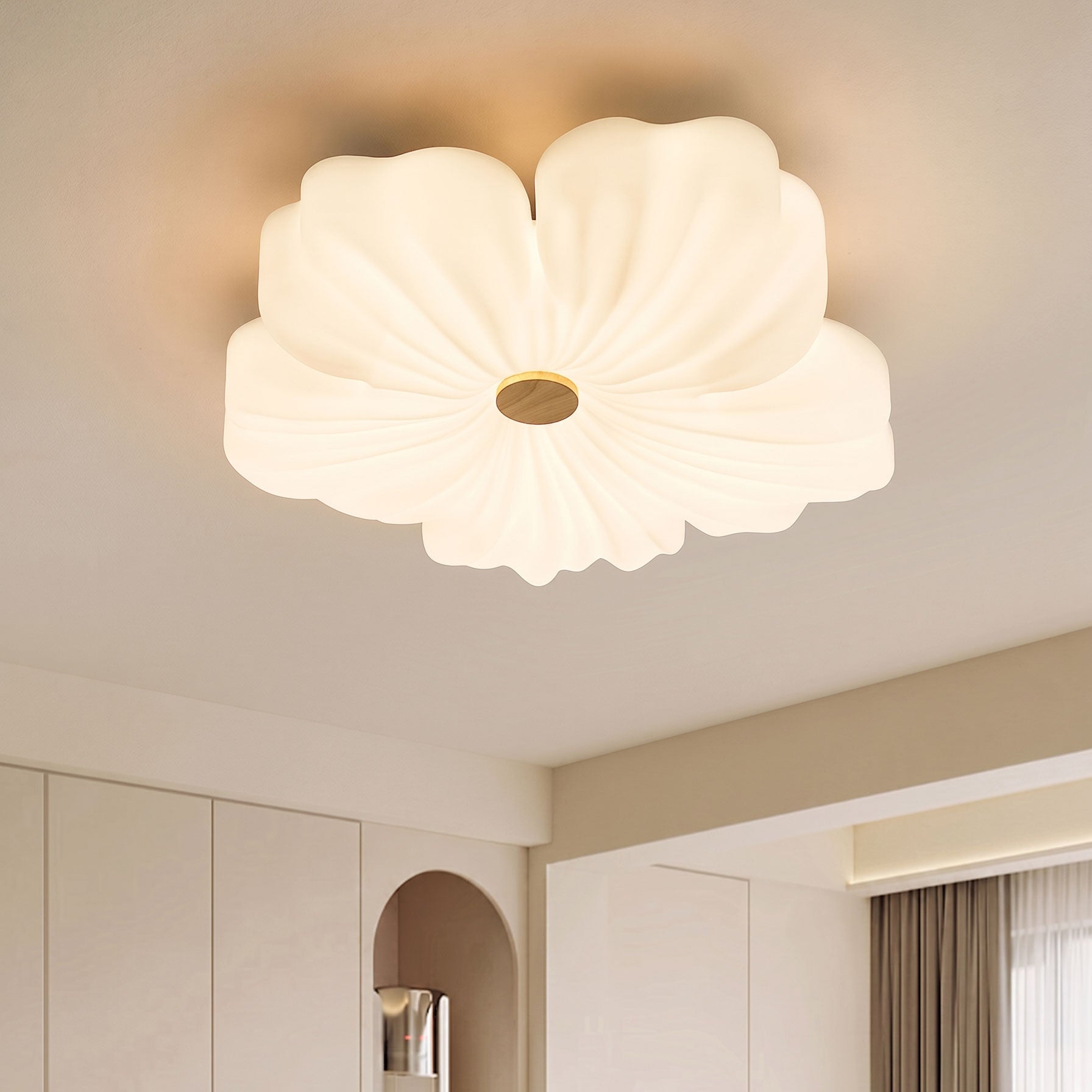 Caspian Flower Flush Mount