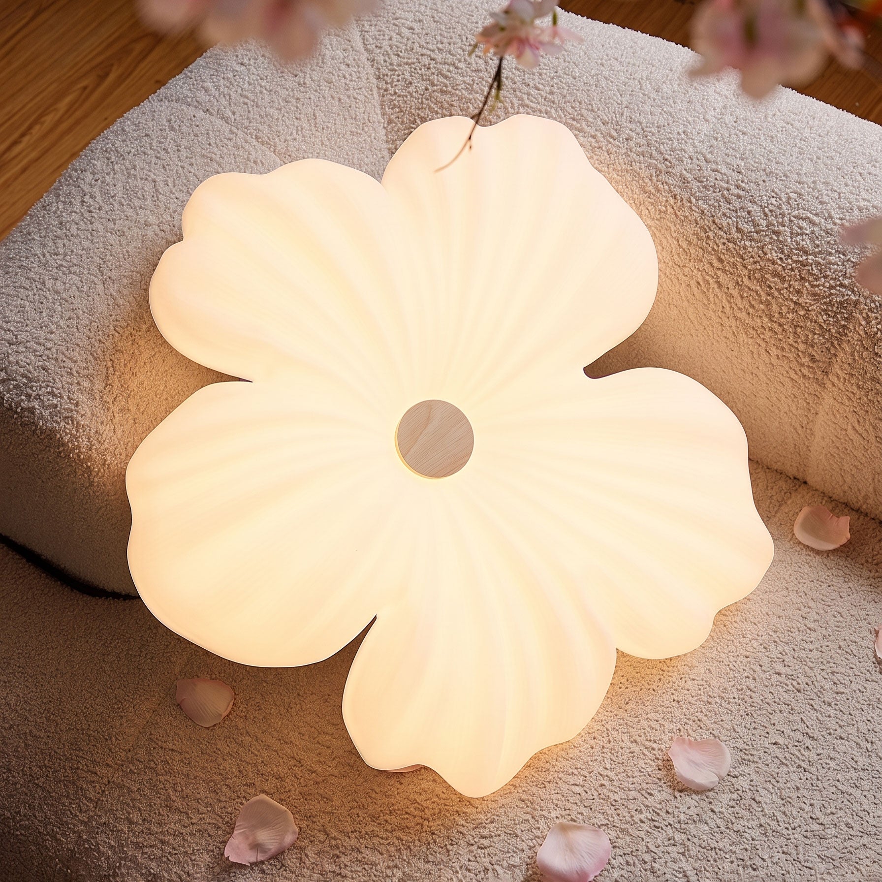 Caspian Flower Flush Mount