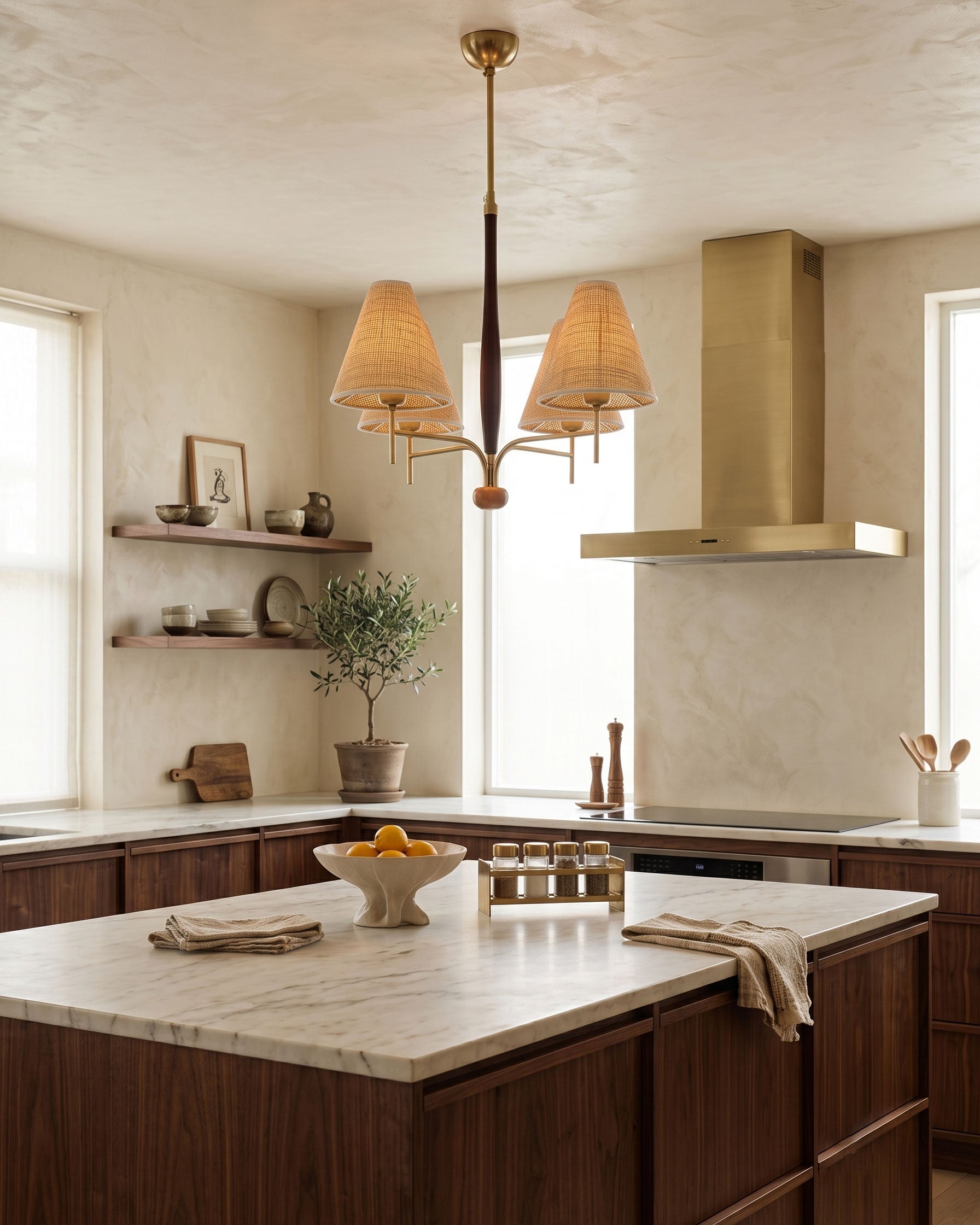 Cassian Warm Minimalist Chandelier
