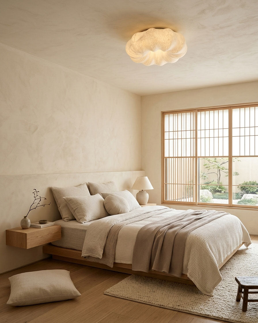 Cecily Organic Flush Mount Ceiling Light