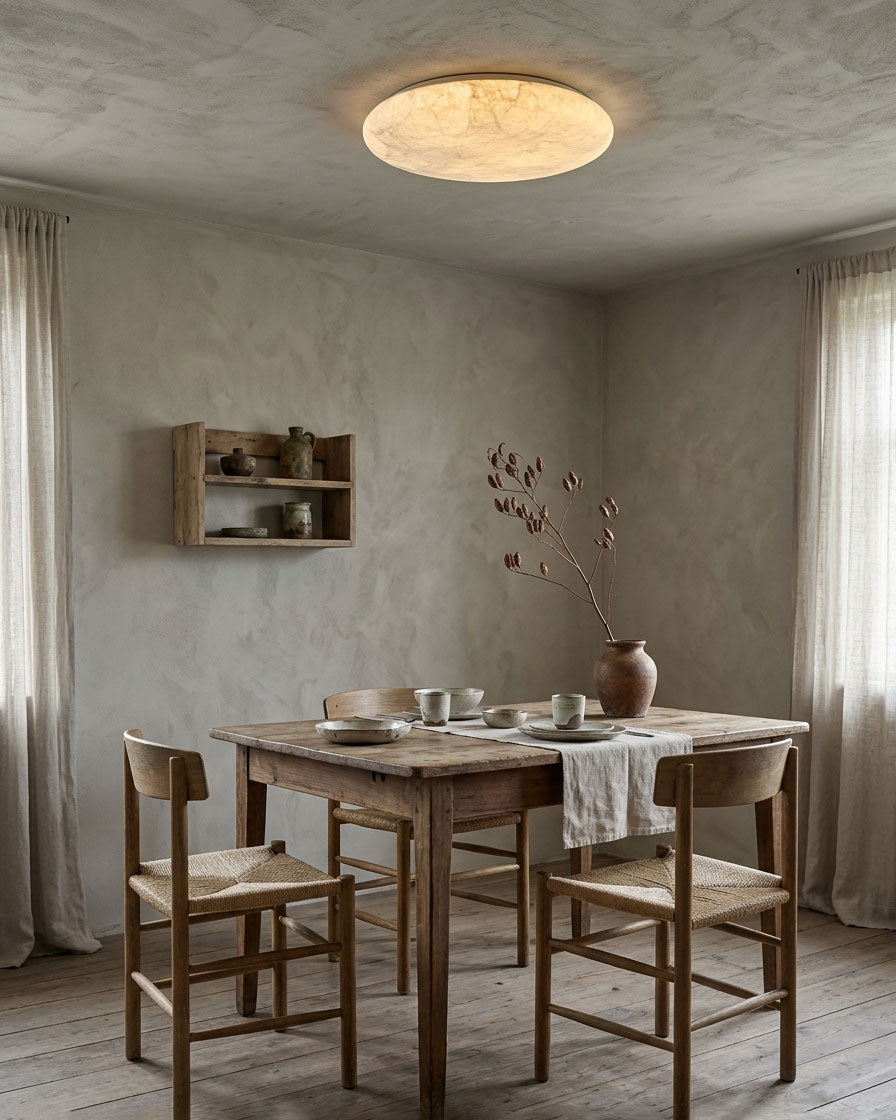 Cecily Organic Flush Mount Ceiling Light