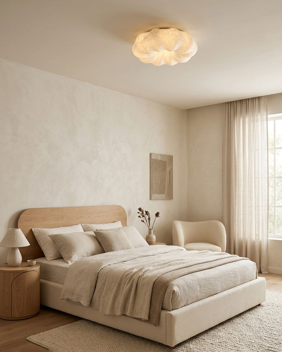 Cecily Organic Flush Mount Ceiling Light