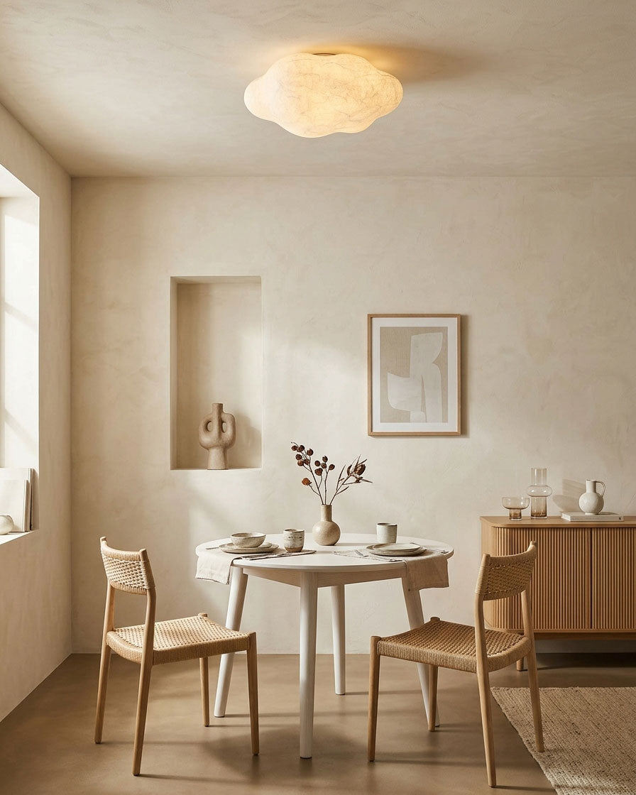 Cecily Organic Flush Mount Ceiling Light