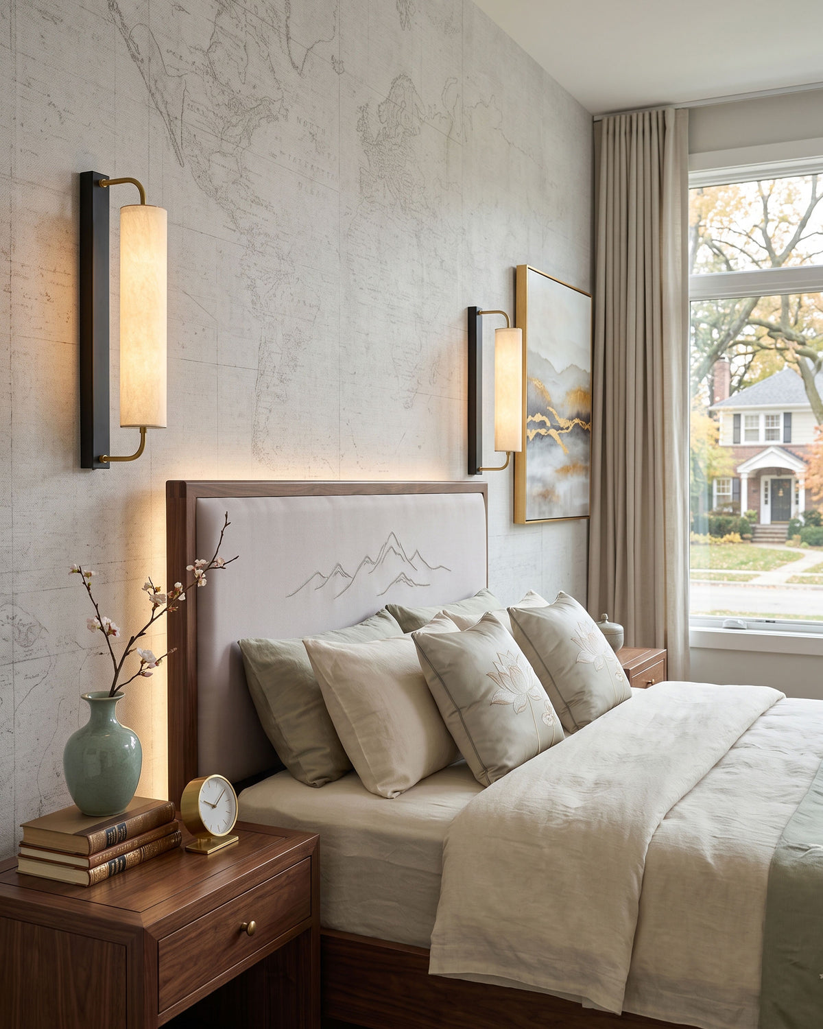 Cedric Silk Cylinder Wall Sconce – detail 14
