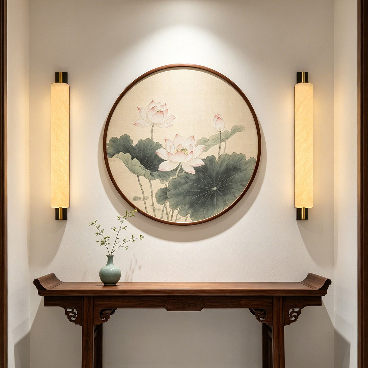 Cedric Silk Cylinder Wall Sconce – detail 6