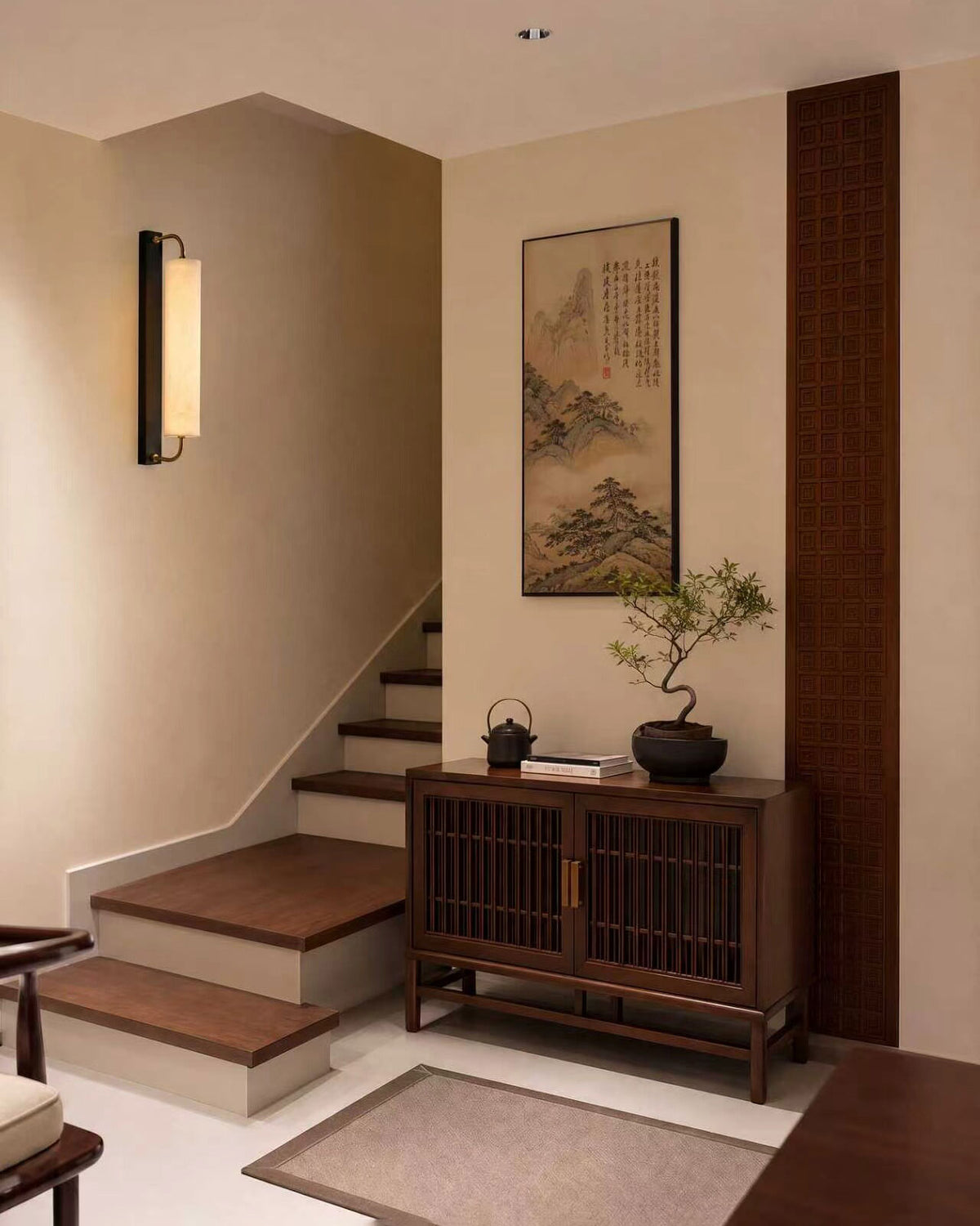 Cedric Silk Cylinder Wall Sconce – detail 20