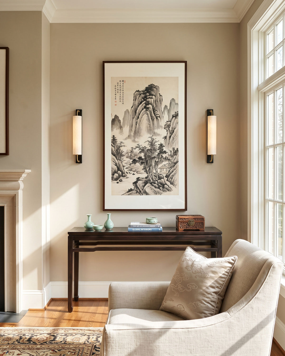 Cedric Silk Cylinder Wall Sconce – detail 11