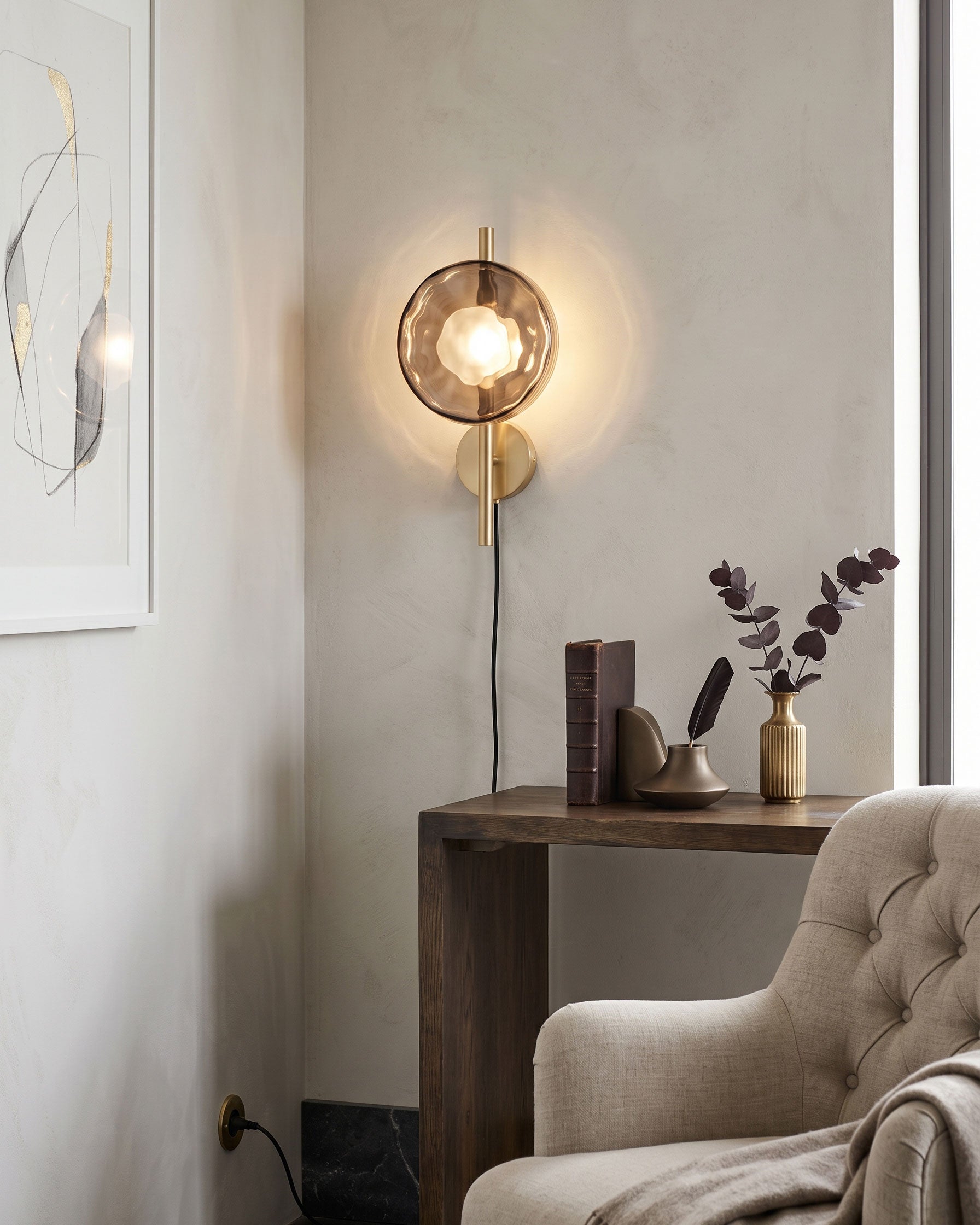 Ceto Plug-In Wall Sconce