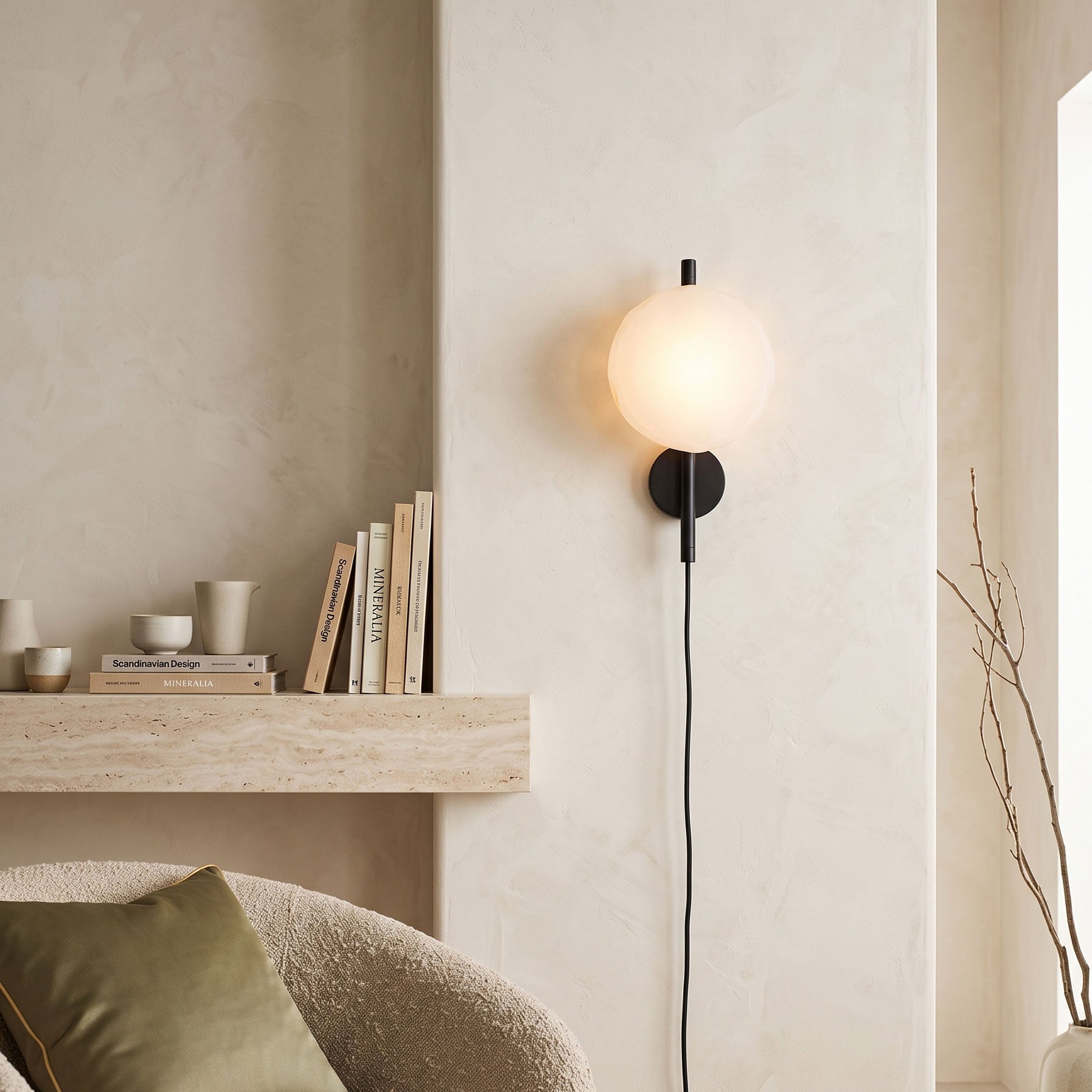 Ceto Plug-In Wall Sconce