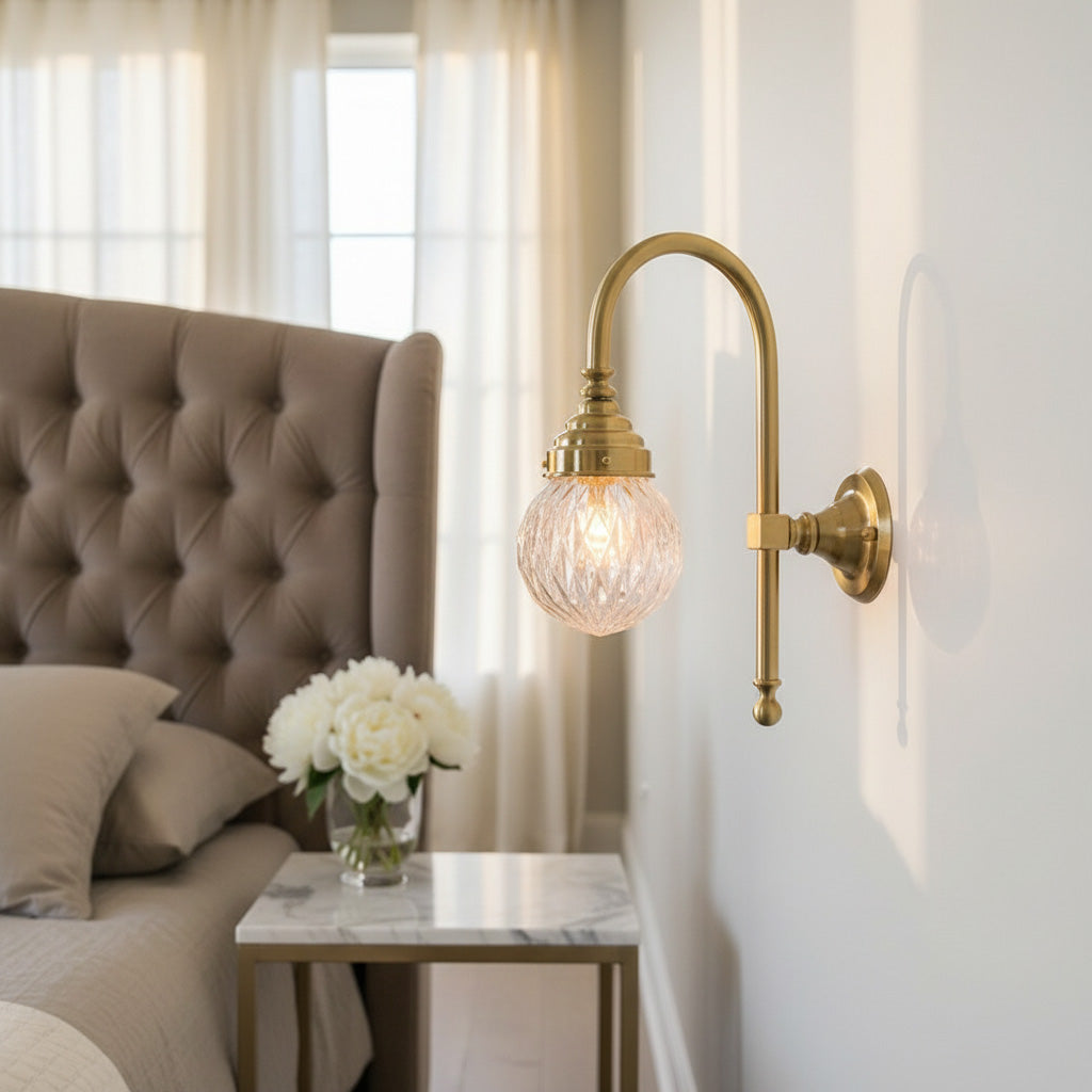 Colette Curved Arm Wall Sconce