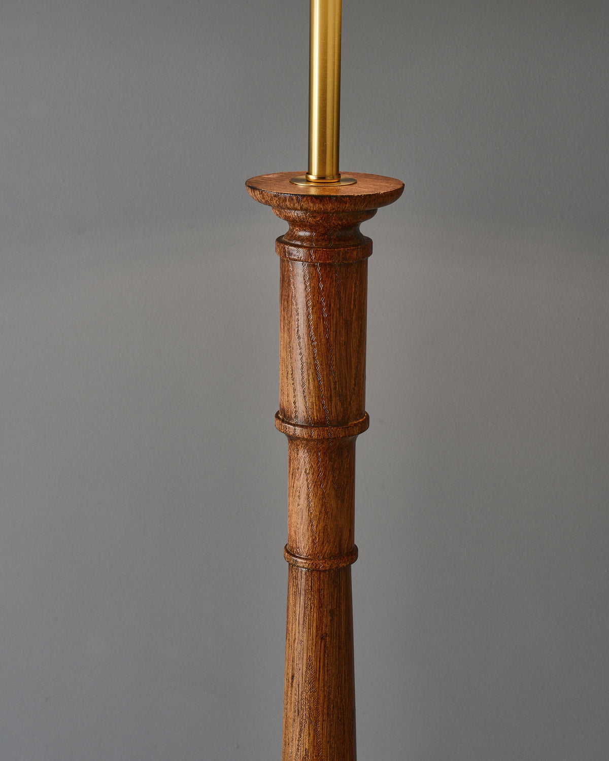 Colter Carved Wood Floor Lamp