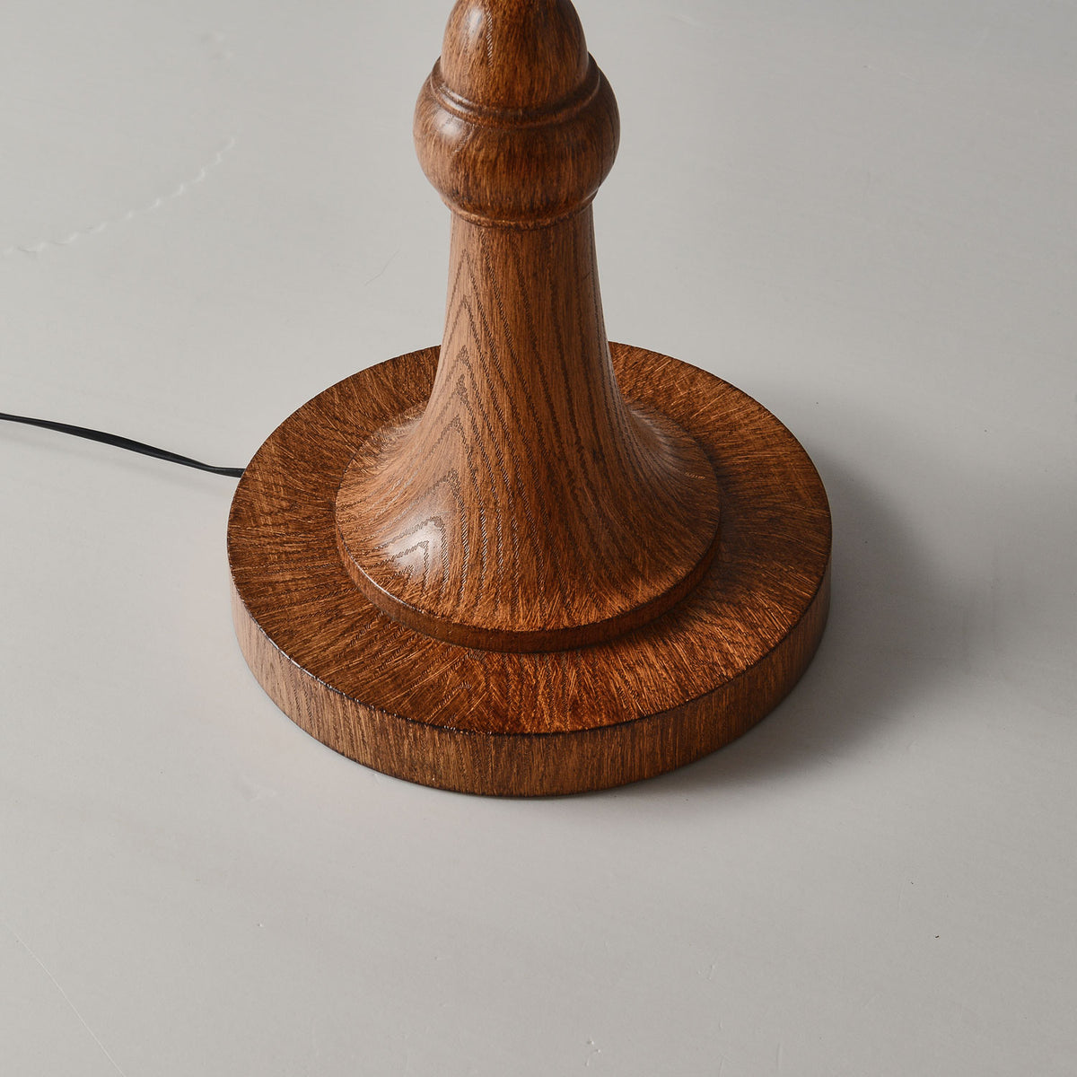 Colter Carved Wood Floor Lamp