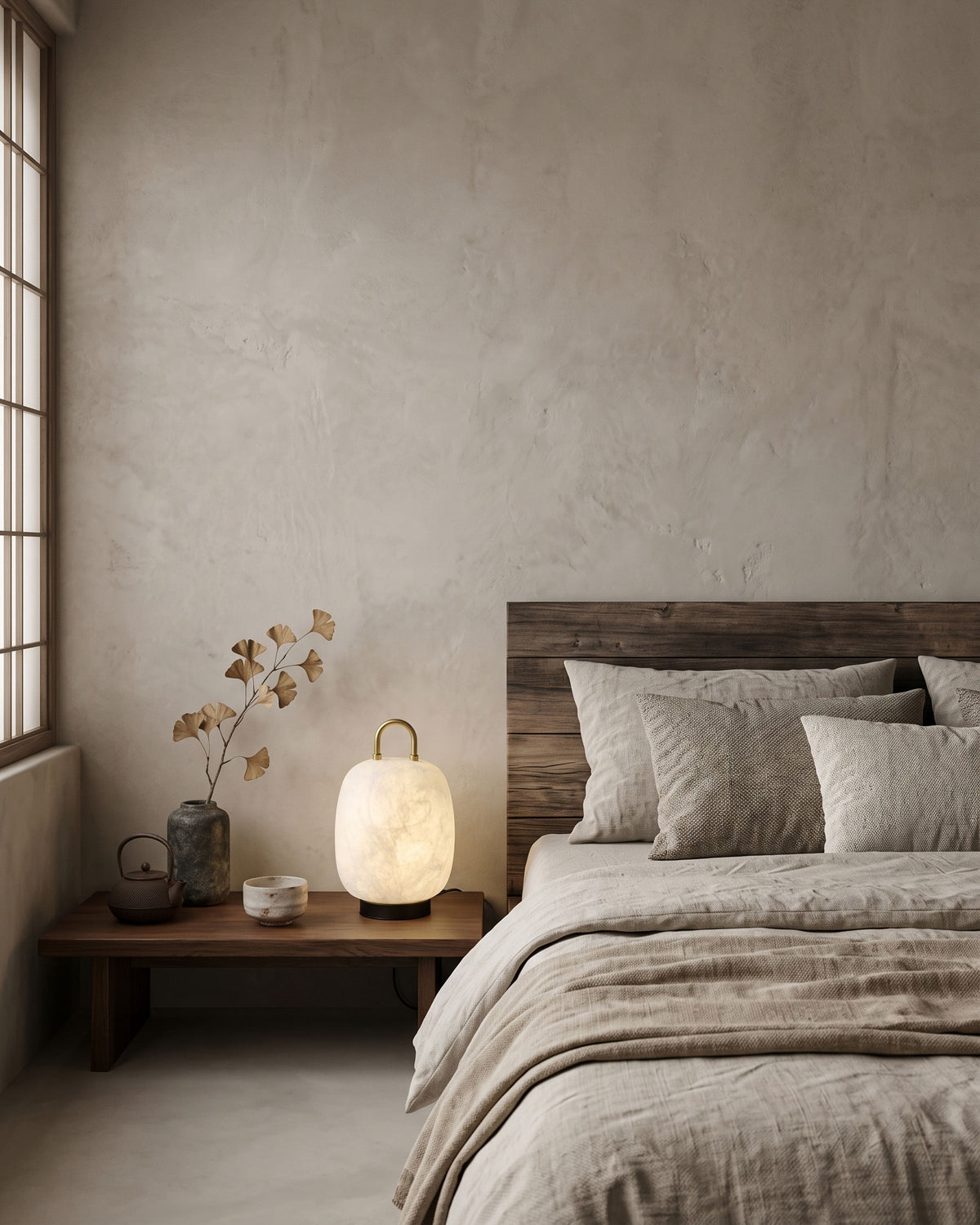 Conall Silk Shade Table Lamp
