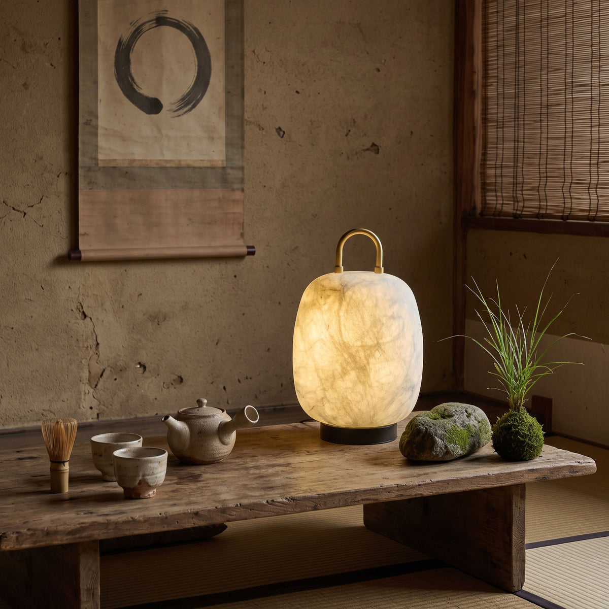 Conall Silk Shade Table Lamp