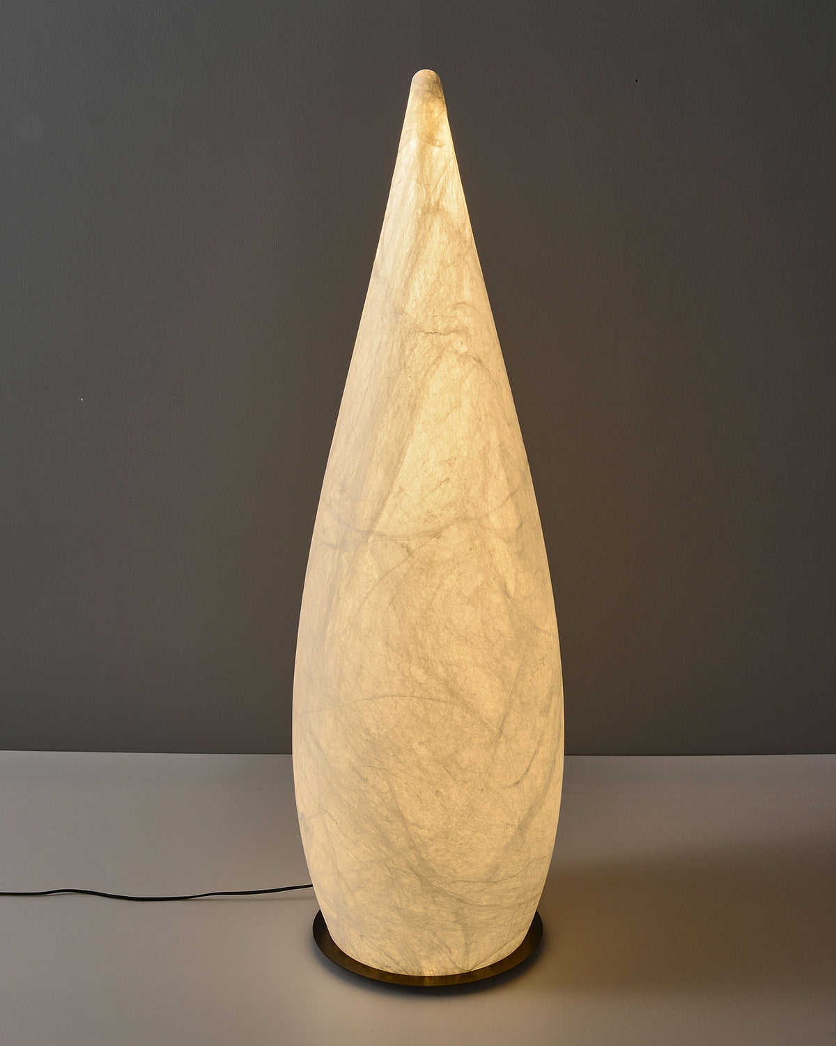Corvus Mulberry Silk Floor Lamp