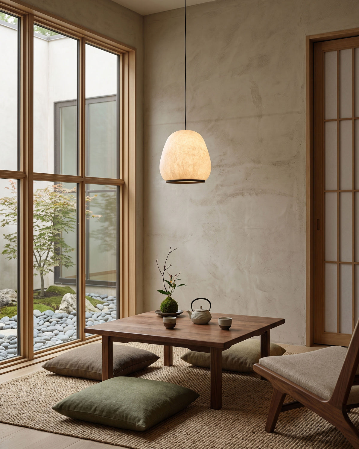 Cosimo Mulberry Silk Pendant Light