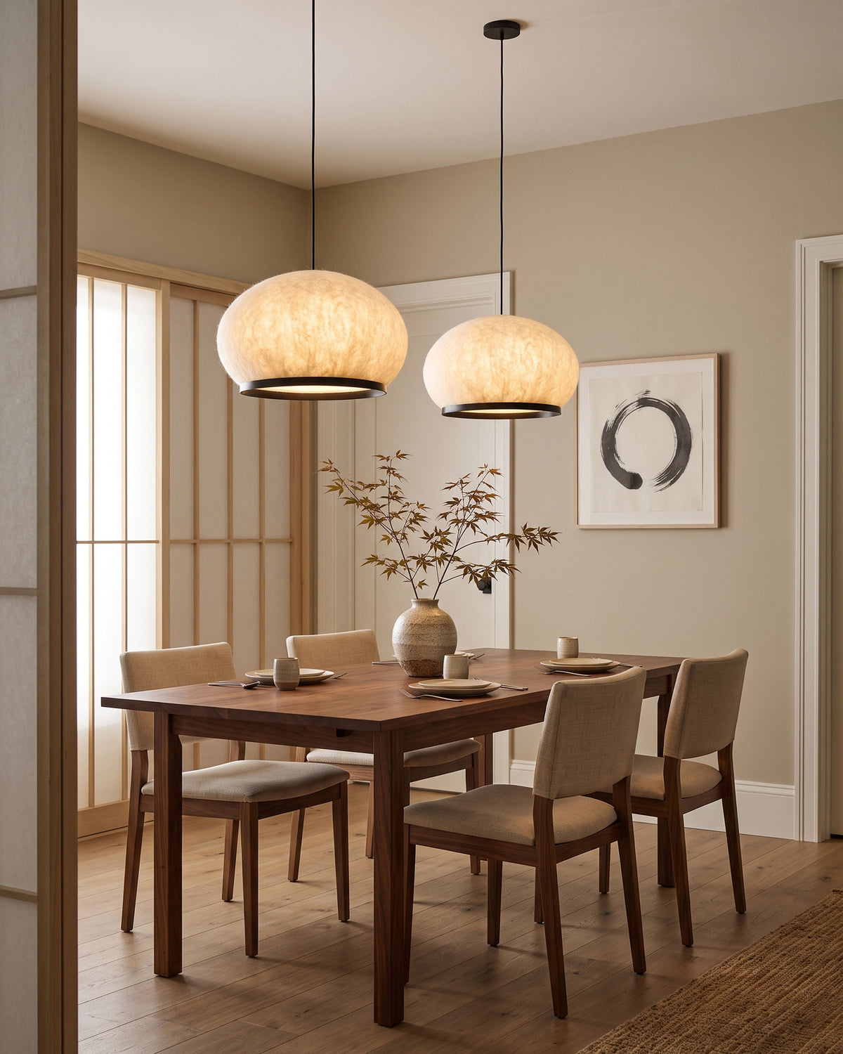 Cosimo Mulberry Silk Pendant Light