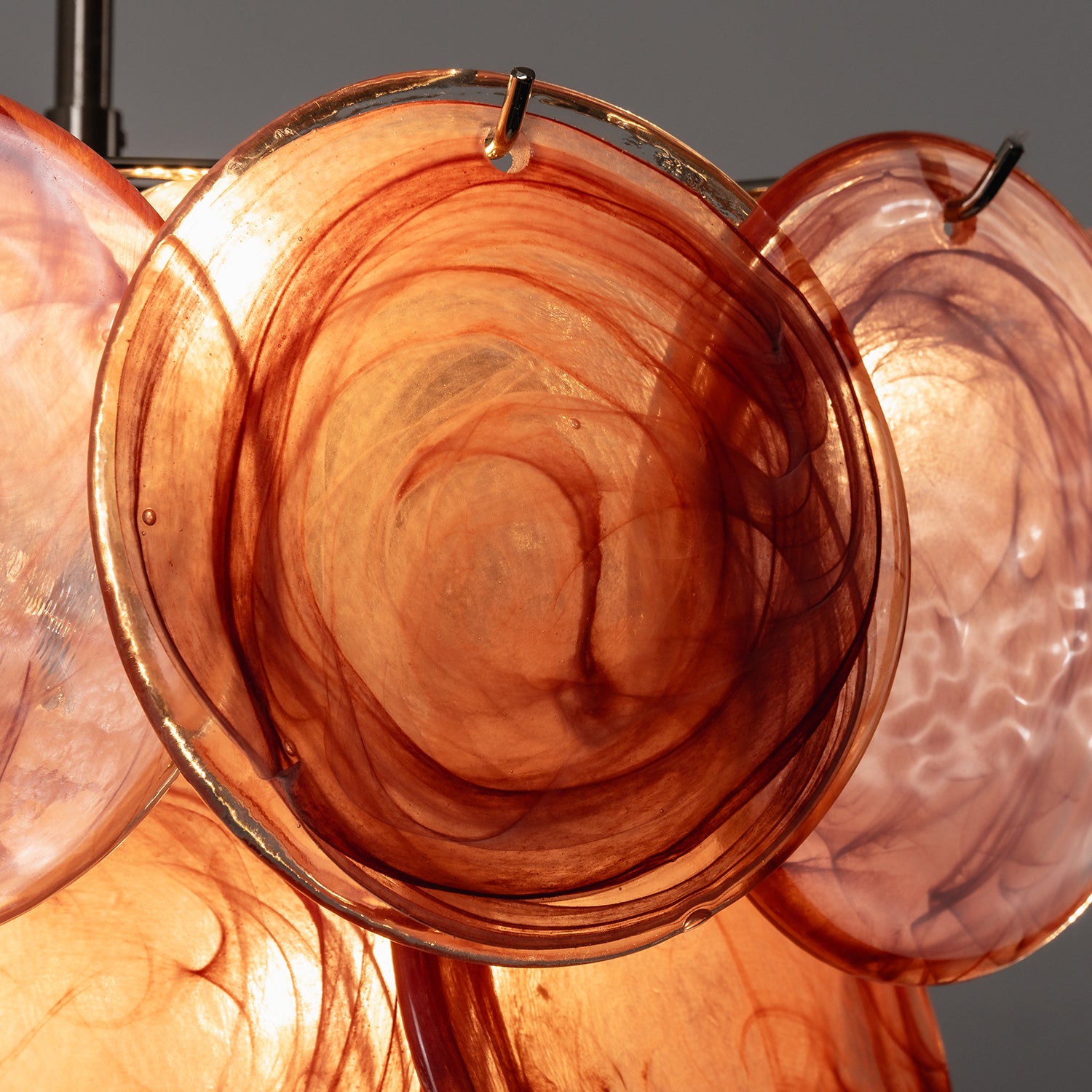 Cressida Glass Disk Chandelier