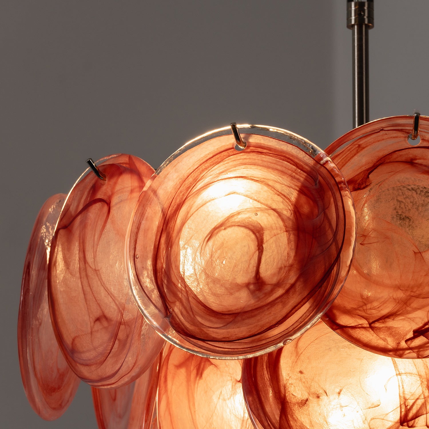 Cressida Glass Disk Chandelier