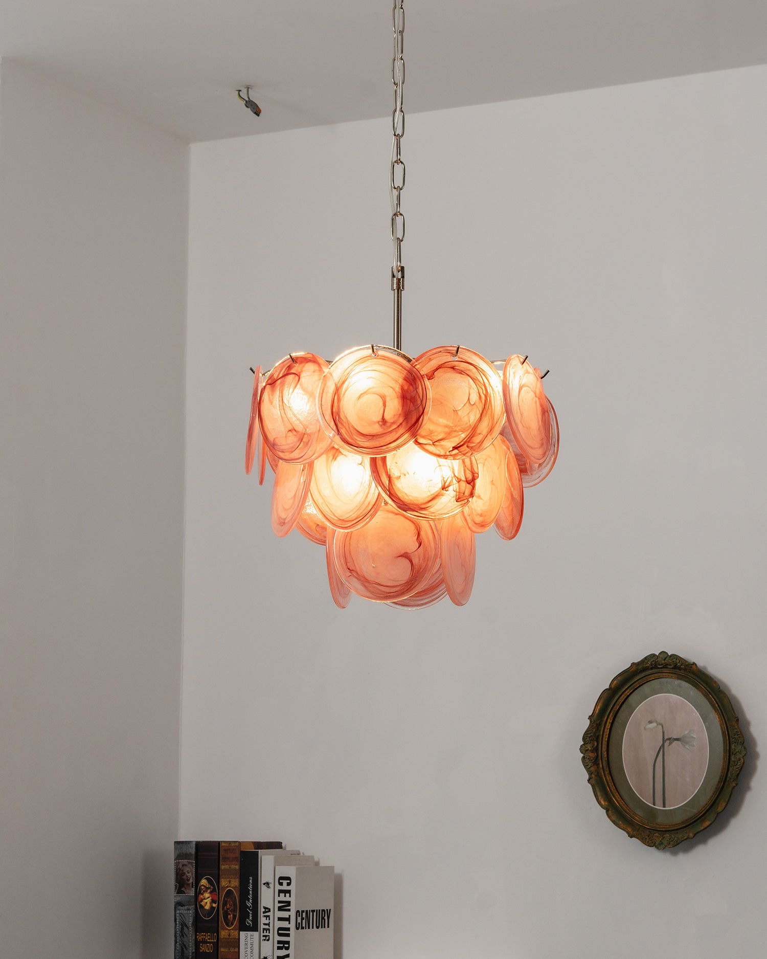 Cressida Glass Disk Chandelier
