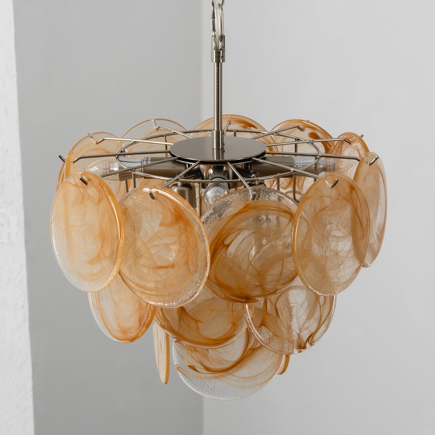Cressida Glass Disk Chandelier