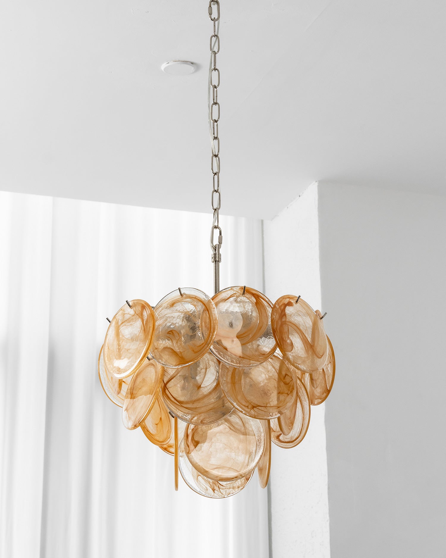 Cressida Glass Disk Chandelier