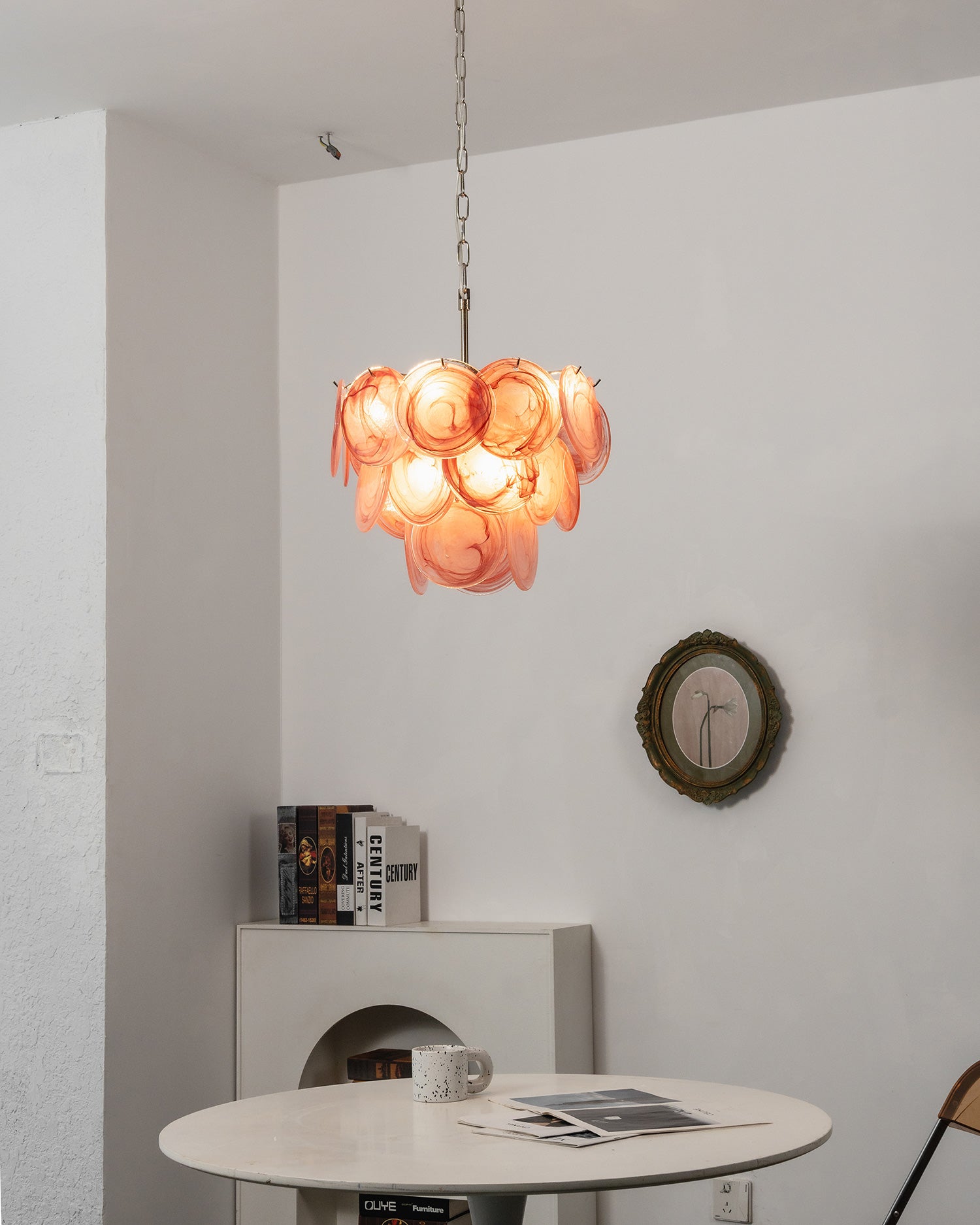 Cressida Glass Disk Chandelier
