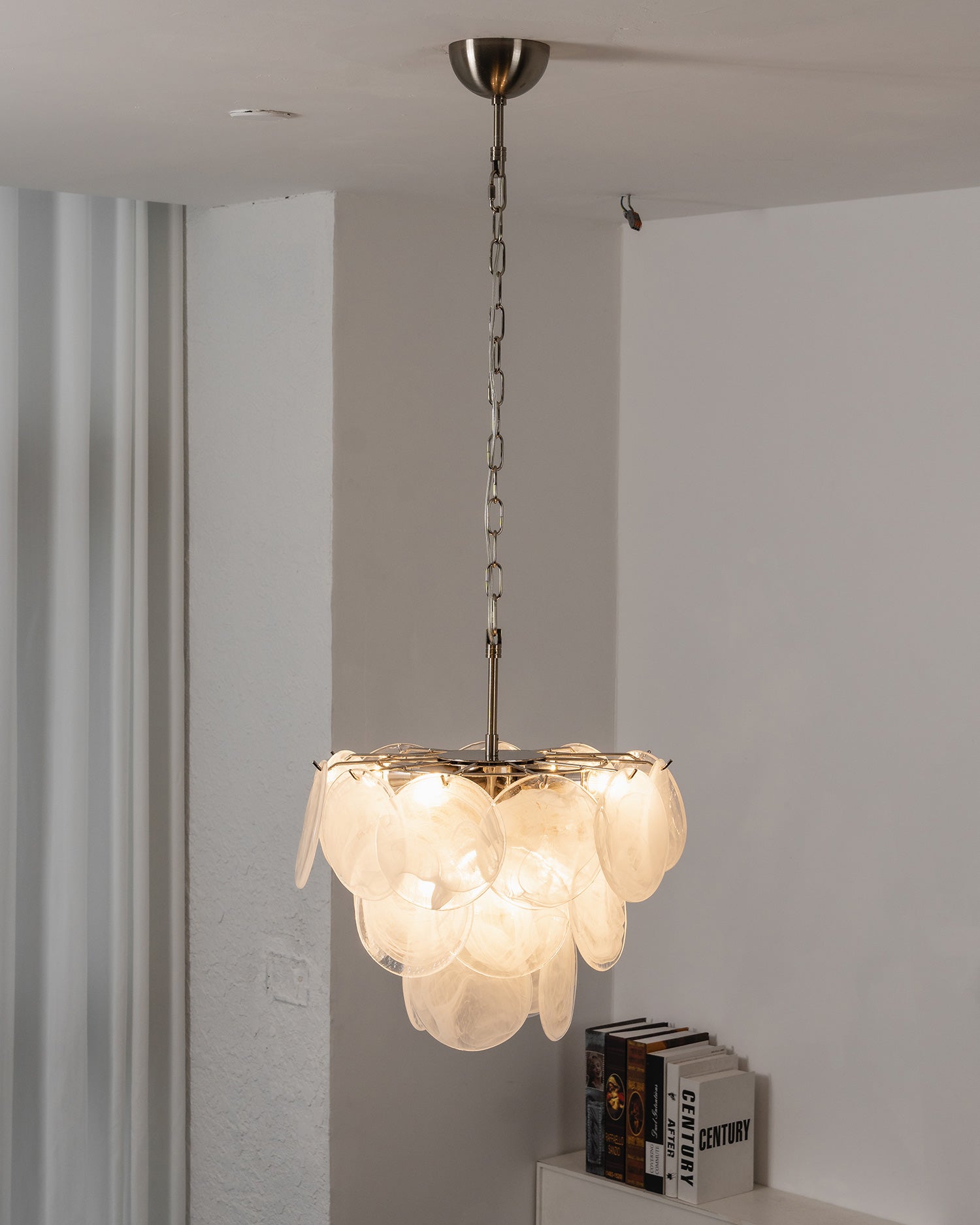 Cressida Glass Disk Chandelier